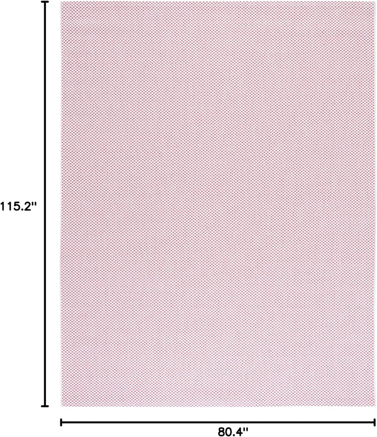 image:imageSAFAVIEH Courtyard Collection Area Rug 8 x 10 Natural amp Cream NonShedding amp Easy Care IndoorOutdoor amp WashableIdeal for Patio Backyard Mudroom CY852103012IvoryPink