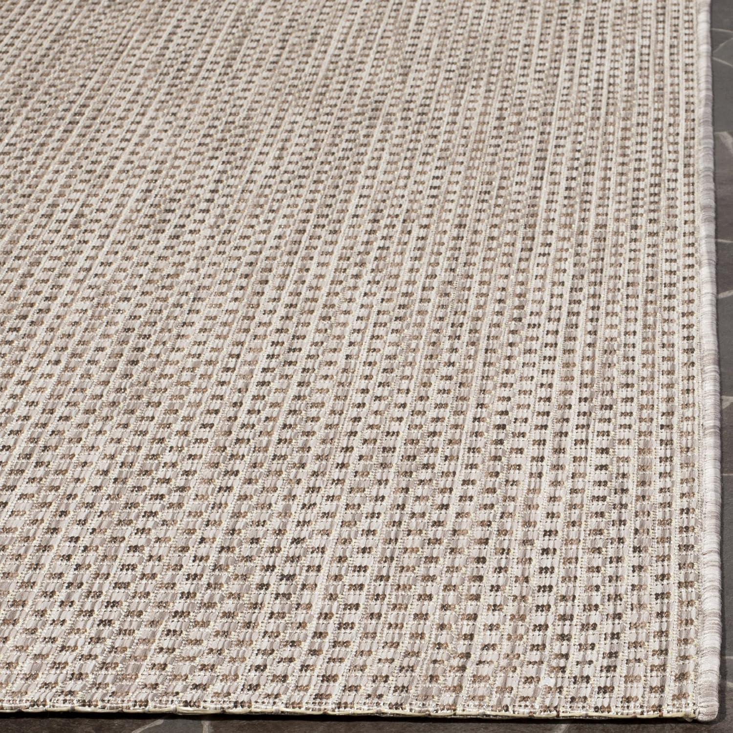 image:imageSAFAVIEH Courtyard Collection Area Rug 8 x 10 Natural amp Cream NonShedding amp Easy Care IndoorOutdoor amp WashableIdeal for Patio Backyard Mudroom CY852103012NaturalBlack