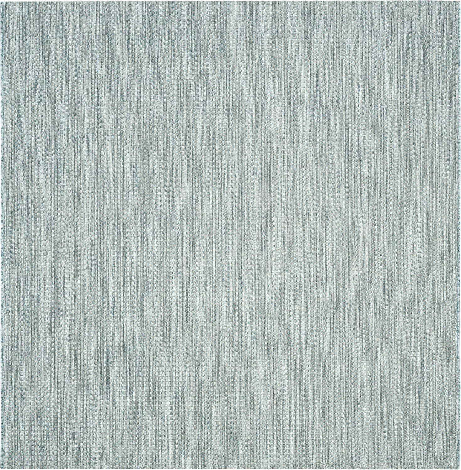 image:imageSAFAVIEH Courtyard Collection Area Rug 8 x 10 Natural amp Cream NonShedding amp Easy Care IndoorOutdoor amp WashableIdeal for Patio Backyard Mudroom CY852103012AquaGrey