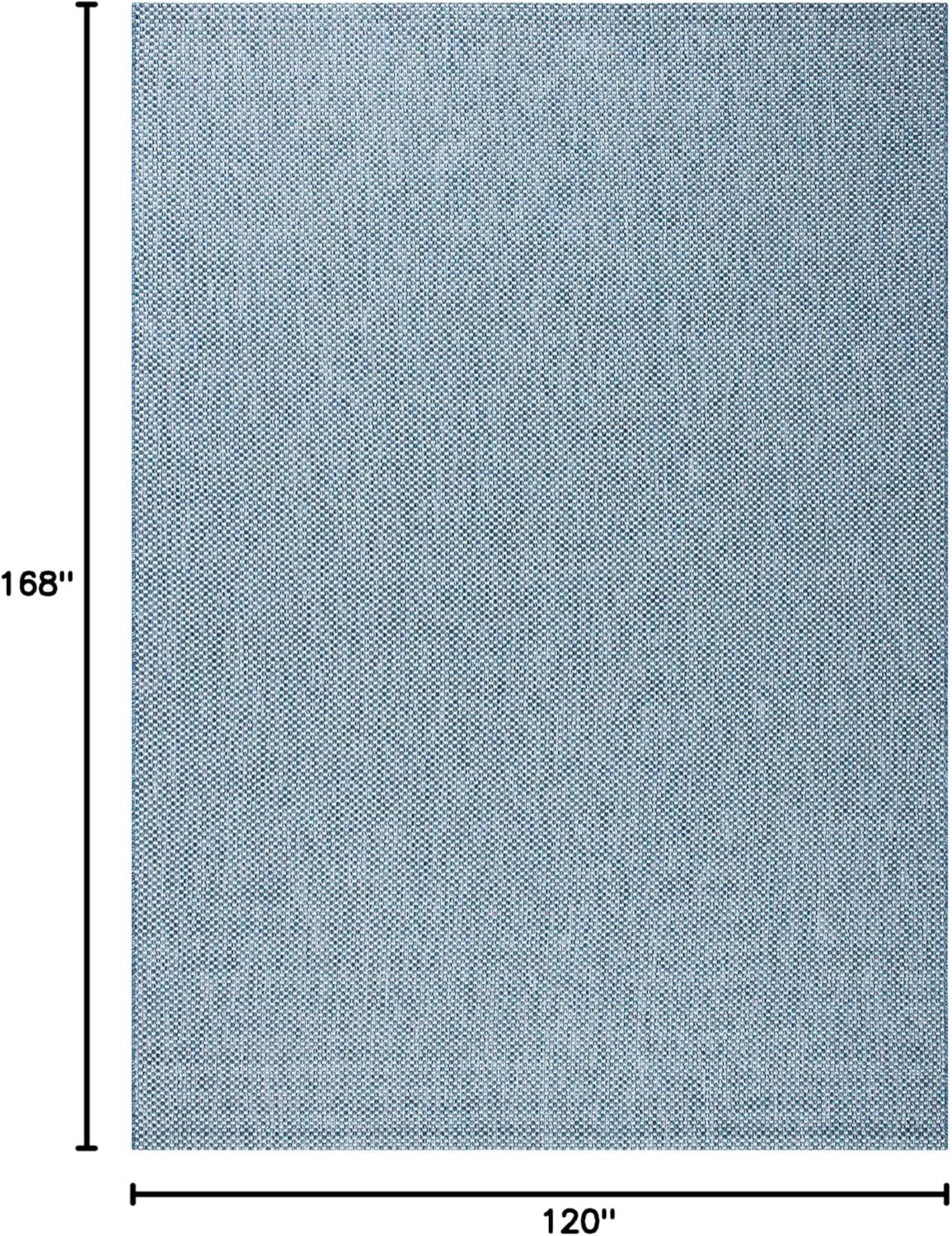 image:imageSAFAVIEH Courtyard Collection Area Rug 8 x 10 Natural amp Cream NonShedding amp Easy Care IndoorOutdoor amp WashableIdeal for Patio Backyard Mudroom CY852103012NavyGrey