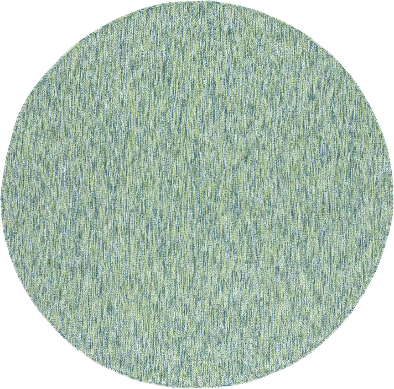 image:imageSAFAVIEH Courtyard Collection Area Rug 8 x 10 Natural amp Cream NonShedding amp Easy Care IndoorOutdoor amp WashableIdeal for Patio Backyard Mudroom CY852103012GreenBlue