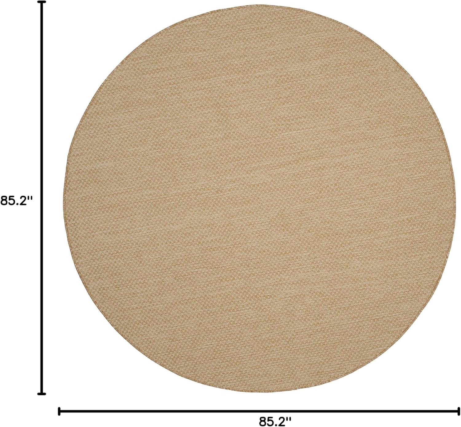 image:imageSAFAVIEH Courtyard Collection Area Rug 8 x 10 Natural amp Cream NonShedding amp Easy Care IndoorOutdoor amp WashableIdeal for Patio Backyard Mudroom CY852103012NaturalCream
