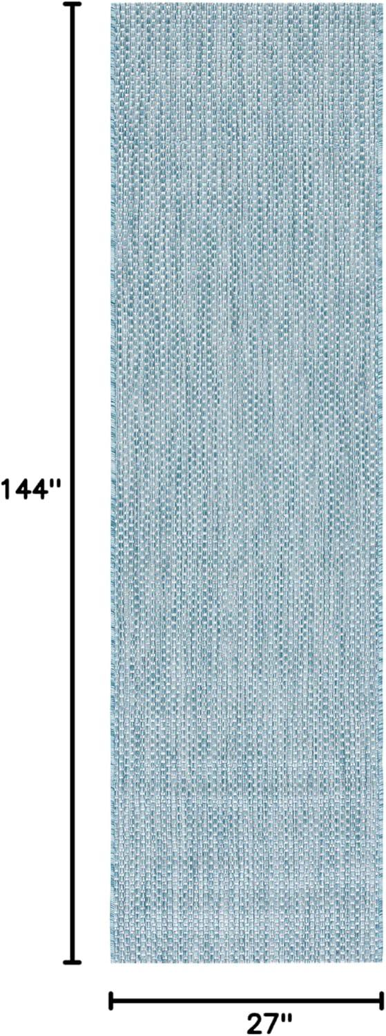 image:imageSAFAVIEH Courtyard Collection Area Rug 8 x 10 Natural amp Cream NonShedding amp Easy Care IndoorOutdoor amp WashableIdeal for Patio Backyard Mudroom CY852103012AquaGrey