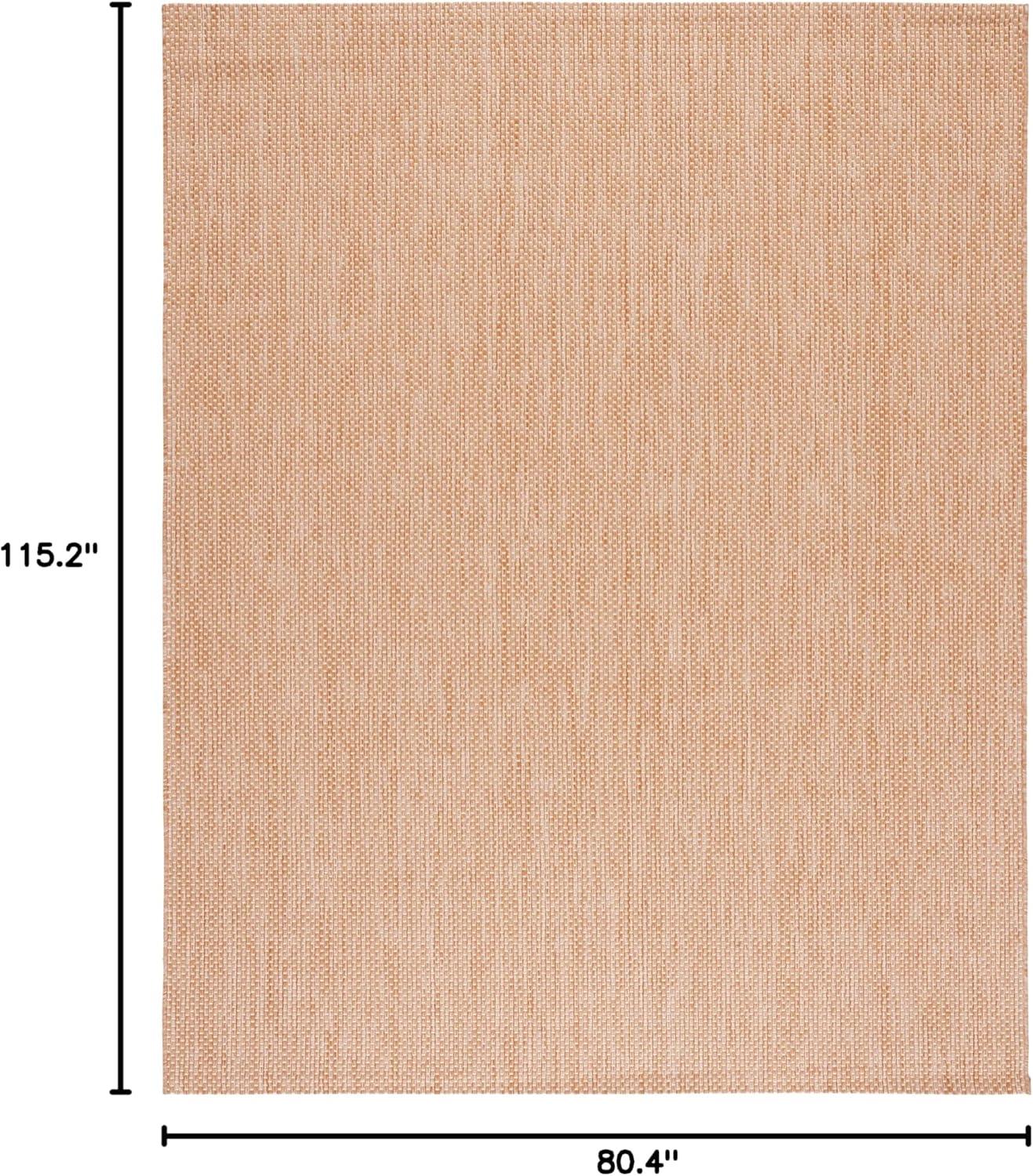 image:imageSAFAVIEH Courtyard Collection Area Rug 8 x 10 Natural amp Cream NonShedding amp Easy Care IndoorOutdoor amp WashableIdeal for Patio Backyard Mudroom CY852103012NaturalCream