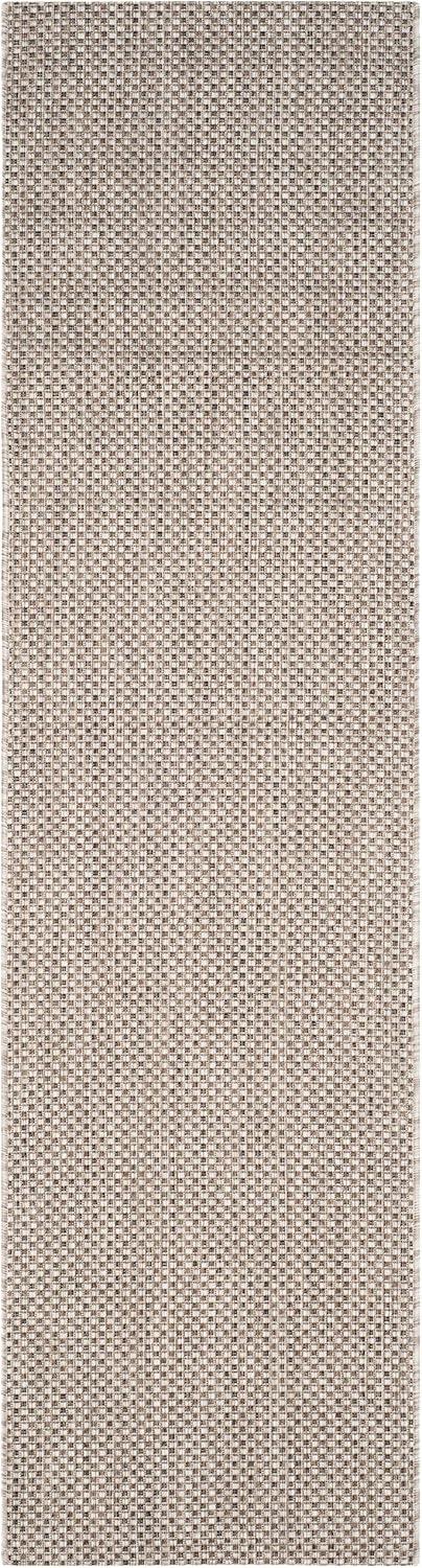 image:imageSAFAVIEH Courtyard Collection Area Rug 8 x 10 Natural amp Cream NonShedding amp Easy Care IndoorOutdoor amp WashableIdeal for Patio Backyard Mudroom CY852103012BeigeBrown