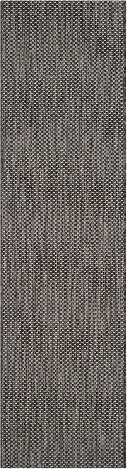 image:imageSAFAVIEH Courtyard Collection Area Rug 8 x 10 Natural amp Cream NonShedding amp Easy Care IndoorOutdoor amp WashableIdeal for Patio Backyard Mudroom CY852103012BlackBeige