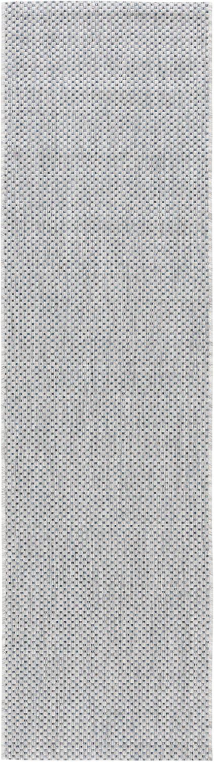 image:imageSAFAVIEH Courtyard Collection Area Rug 8 x 10 Natural amp Cream NonShedding amp Easy Care IndoorOutdoor amp WashableIdeal for Patio Backyard Mudroom CY852103012GreyNavy
