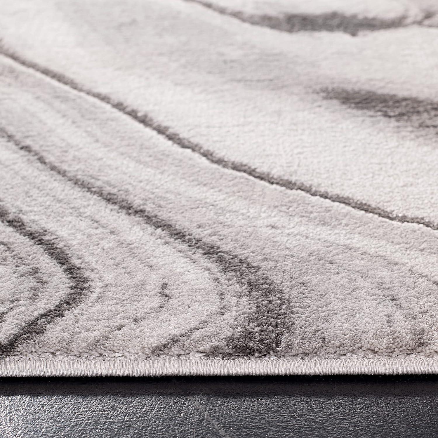 image:imageSAFAVIEH Craft Collection Area Rug 8 x 10 Grey amp Gold Modern Abstract Design NonShedding amp Easy Care Ideal for High Traffic Areas in Living Room Bedroom CFT819FGreySilver
