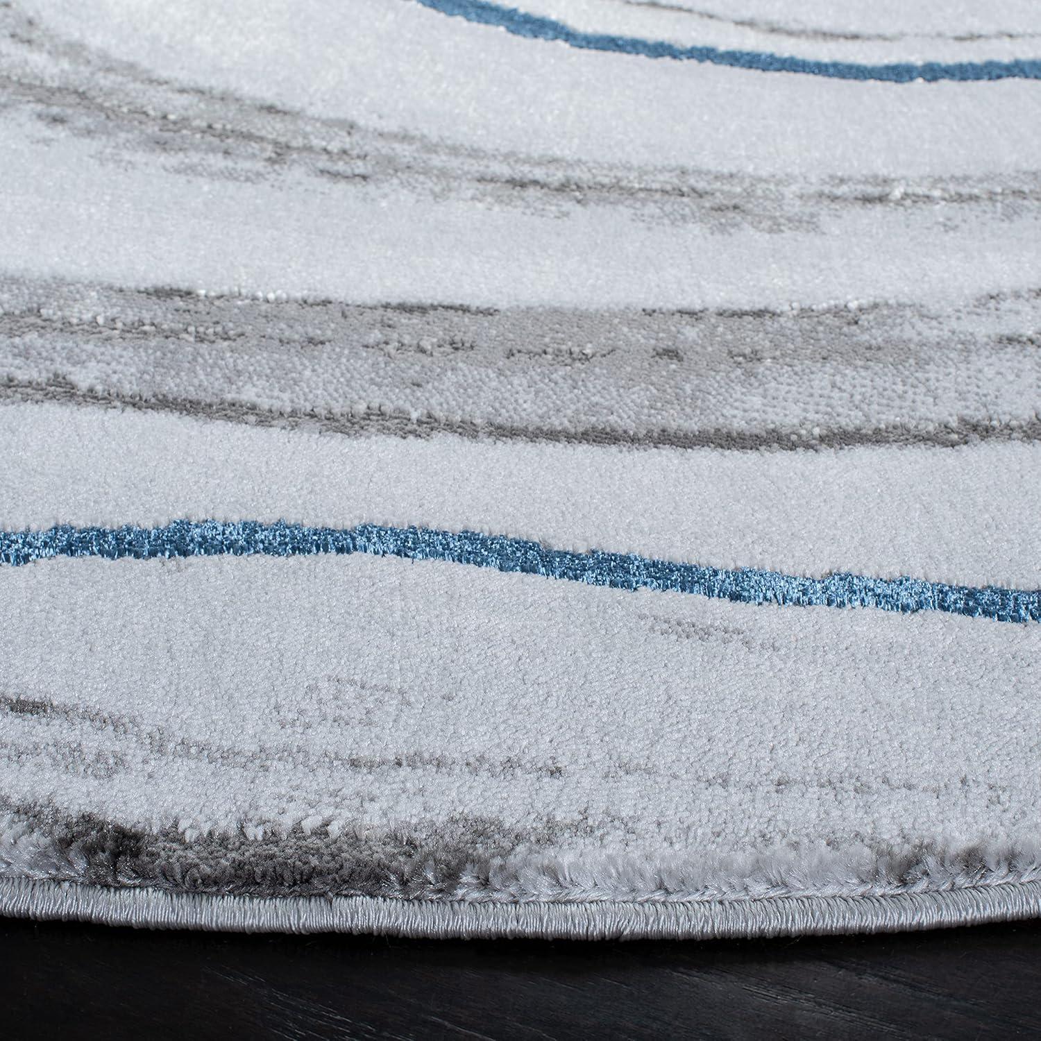 image:imageSAFAVIEH Craft Collection Area Rug 8 x 10 Grey amp Gold Modern Abstract Design NonShedding amp Easy Care Ideal for High Traffic Areas in Living Room Bedroom CFT819FGreyBlue