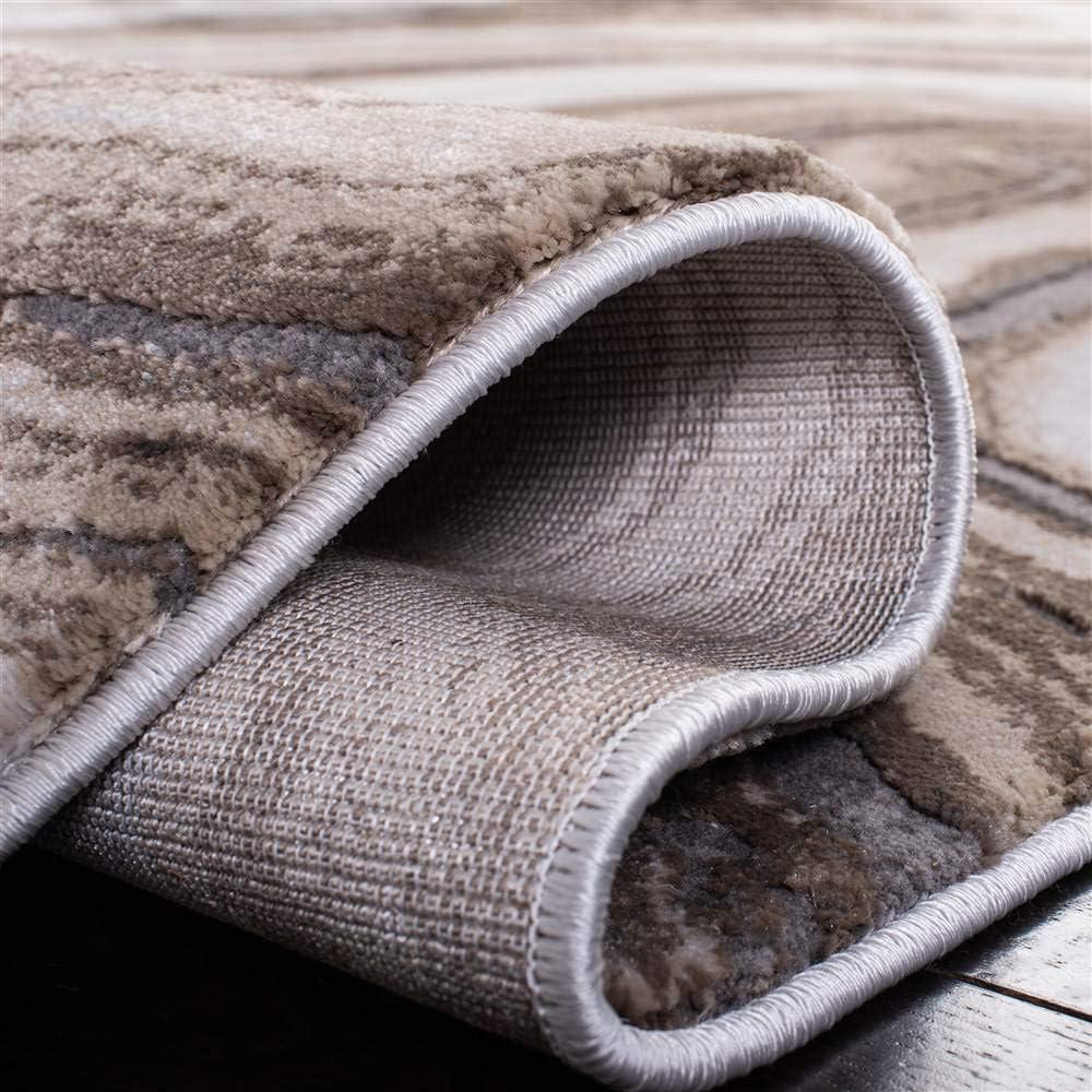 image:imageSAFAVIEH Craft Collection Area Rug 8 x 10 Grey amp Gold Modern Abstract Design NonShedding amp Easy Care Ideal for High Traffic Areas in Living Room Bedroom CFT819FGoldGrey
