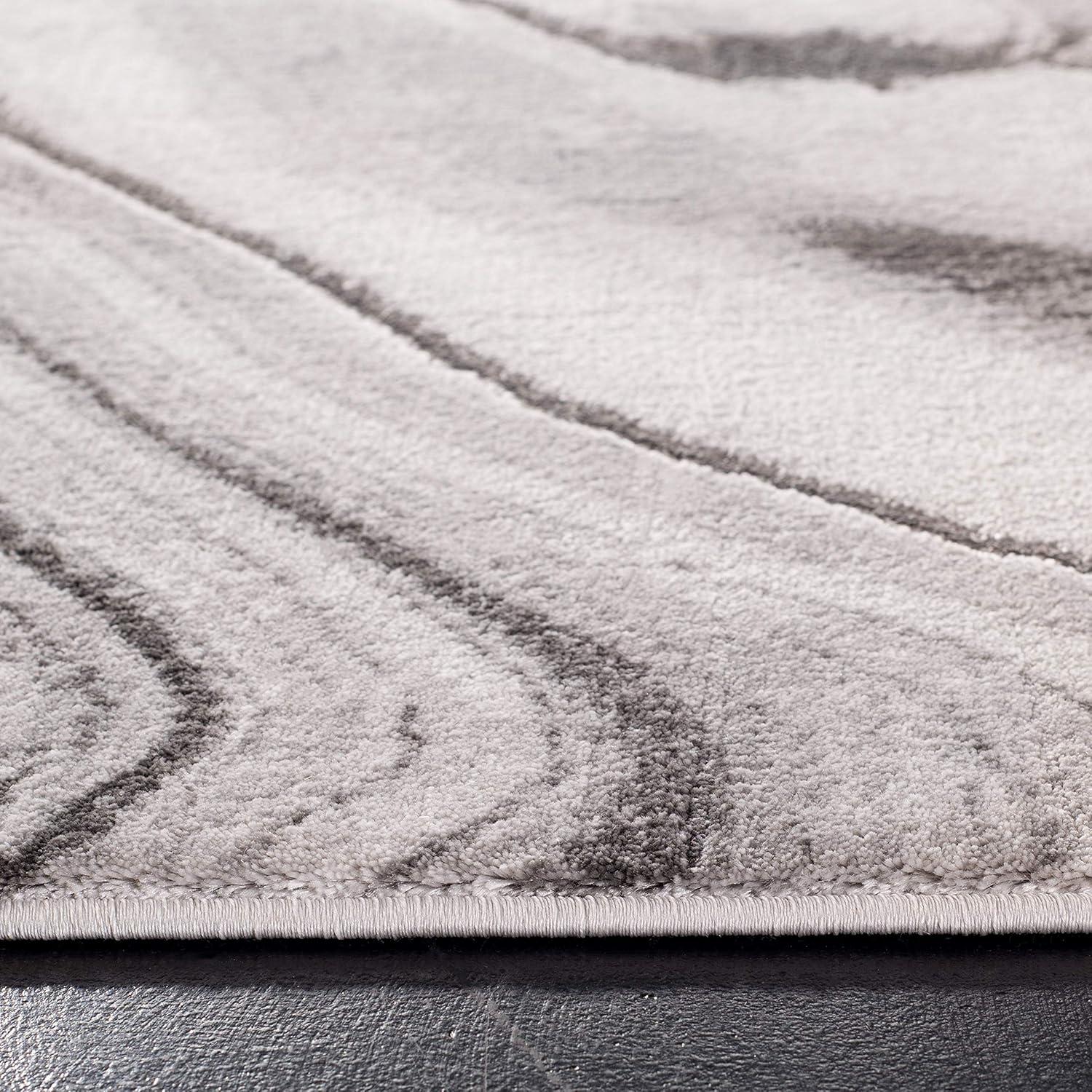 image:imageSAFAVIEH Craft Collection Area Rug 8 x 10 Grey amp Gold Modern Abstract Design NonShedding amp Easy Care Ideal for High Traffic Areas in Living Room Bedroom CFT819FGreySilver