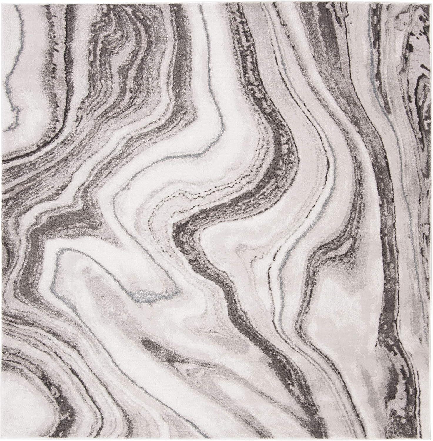 image:imageSAFAVIEH Craft Collection Area Rug 8 x 10 Grey amp Gold Modern Abstract Design NonShedding amp Easy Care Ideal for High Traffic Areas in Living Room Bedroom CFT819FGreySilver
