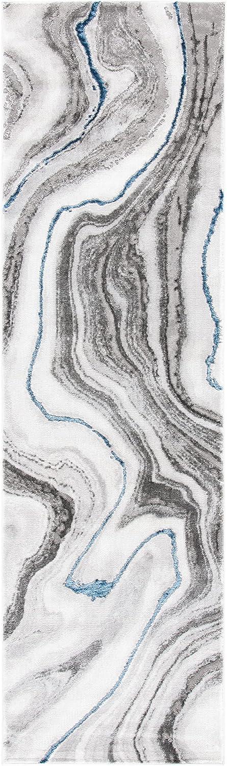 image:imageSAFAVIEH Craft Collection Area Rug 8 x 10 Grey amp Gold Modern Abstract Design NonShedding amp Easy Care Ideal for High Traffic Areas in Living Room Bedroom CFT819FGreyBlue