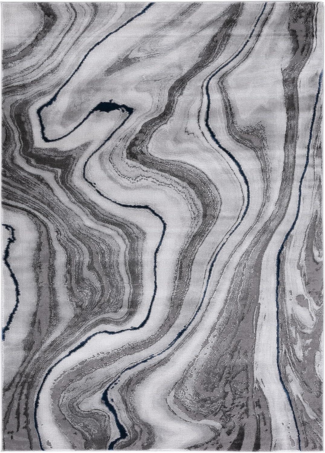 image:imageSAFAVIEH Craft Collection Area Rug 8 x 10 Grey amp Gold Modern Abstract Design NonShedding amp Easy Care Ideal for High Traffic Areas in Living Room Bedroom CFT819FGreyBlue