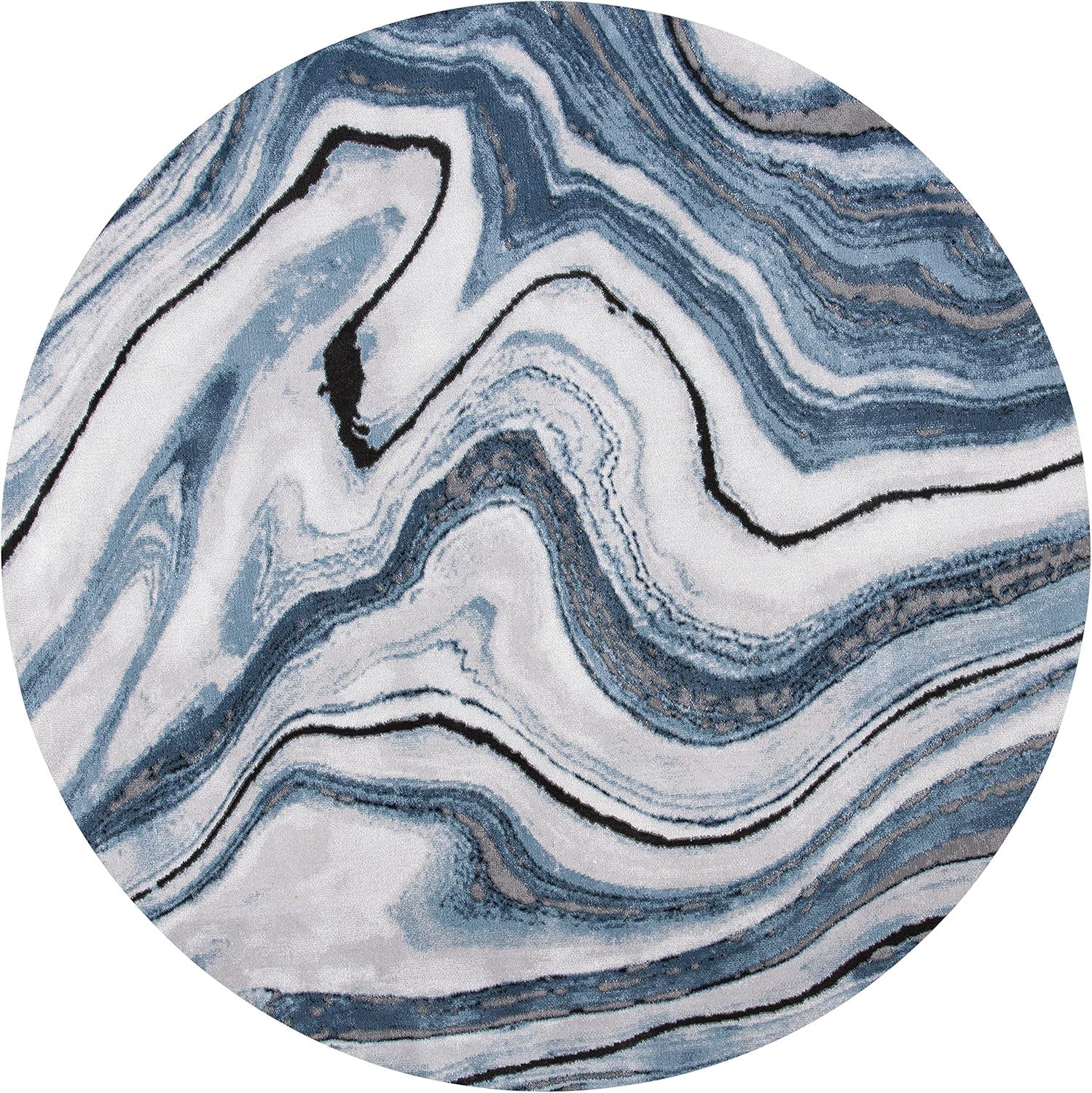 image:imageSAFAVIEH Craft Collection Area Rug 8 x 10 Grey amp Gold Modern Abstract Design NonShedding amp Easy Care Ideal for High Traffic Areas in Living Room Bedroom CFT819FBlueGrey
