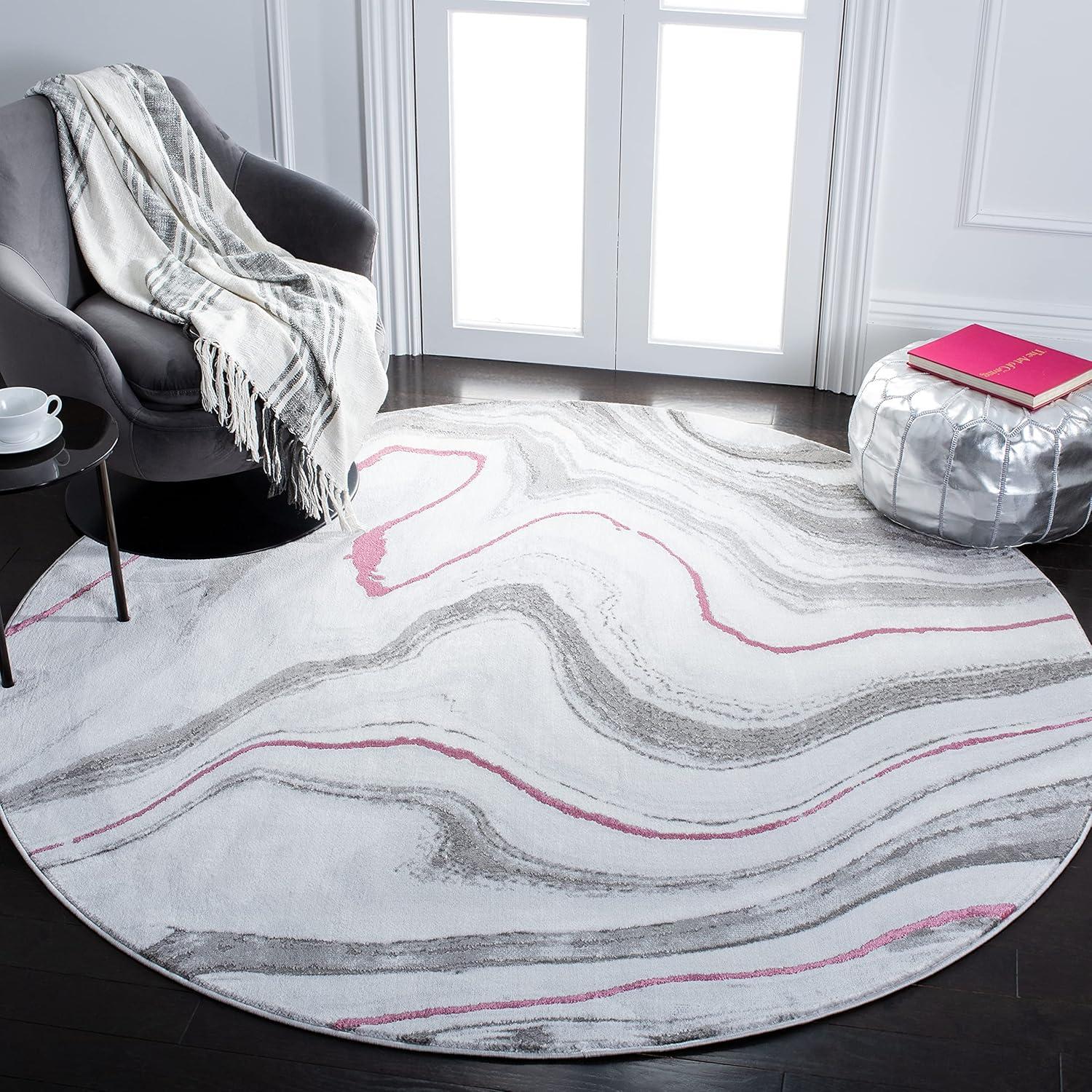 image:imageSAFAVIEH Craft Collection Area Rug 8 x 10 Grey amp Gold Modern Abstract Design NonShedding amp Easy Care Ideal for High Traffic Areas in Living Room Bedroom CFT819FGreyWine