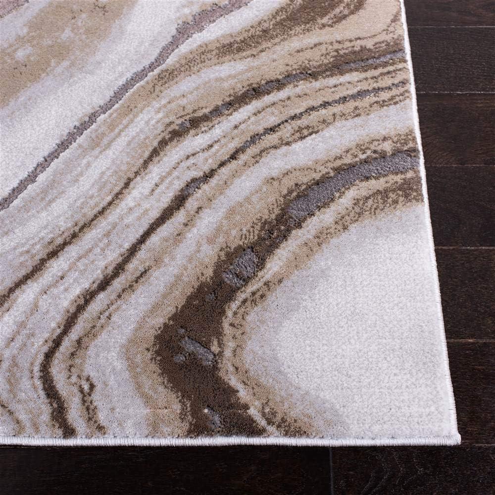 image:imageSAFAVIEH Craft Collection Area Rug 8 x 10 Grey amp Gold Modern Abstract Design NonShedding amp Easy Care Ideal for High Traffic Areas in Living Room Bedroom CFT819FGoldGrey