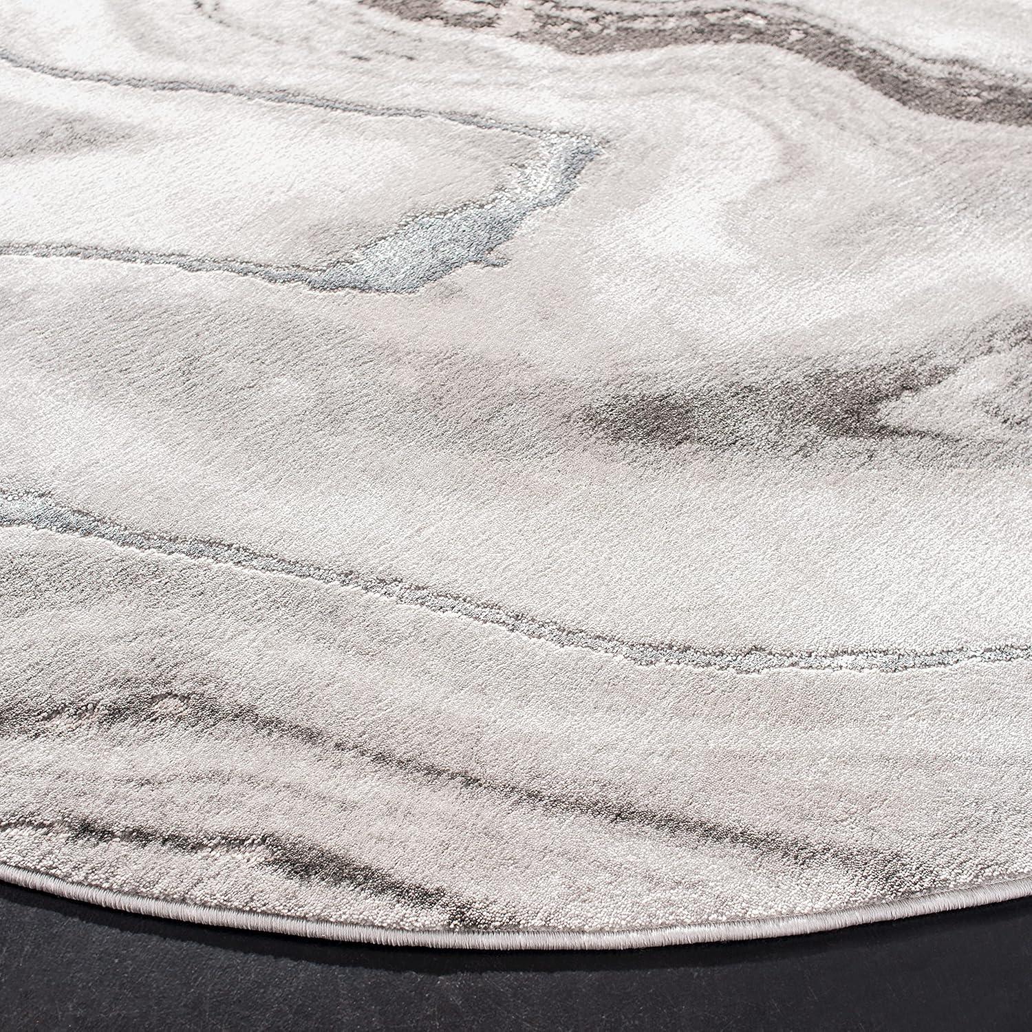 image:imageSAFAVIEH Craft Collection Area Rug 8 x 10 Grey amp Gold Modern Abstract Design NonShedding amp Easy Care Ideal for High Traffic Areas in Living Room Bedroom CFT819FGreySilver