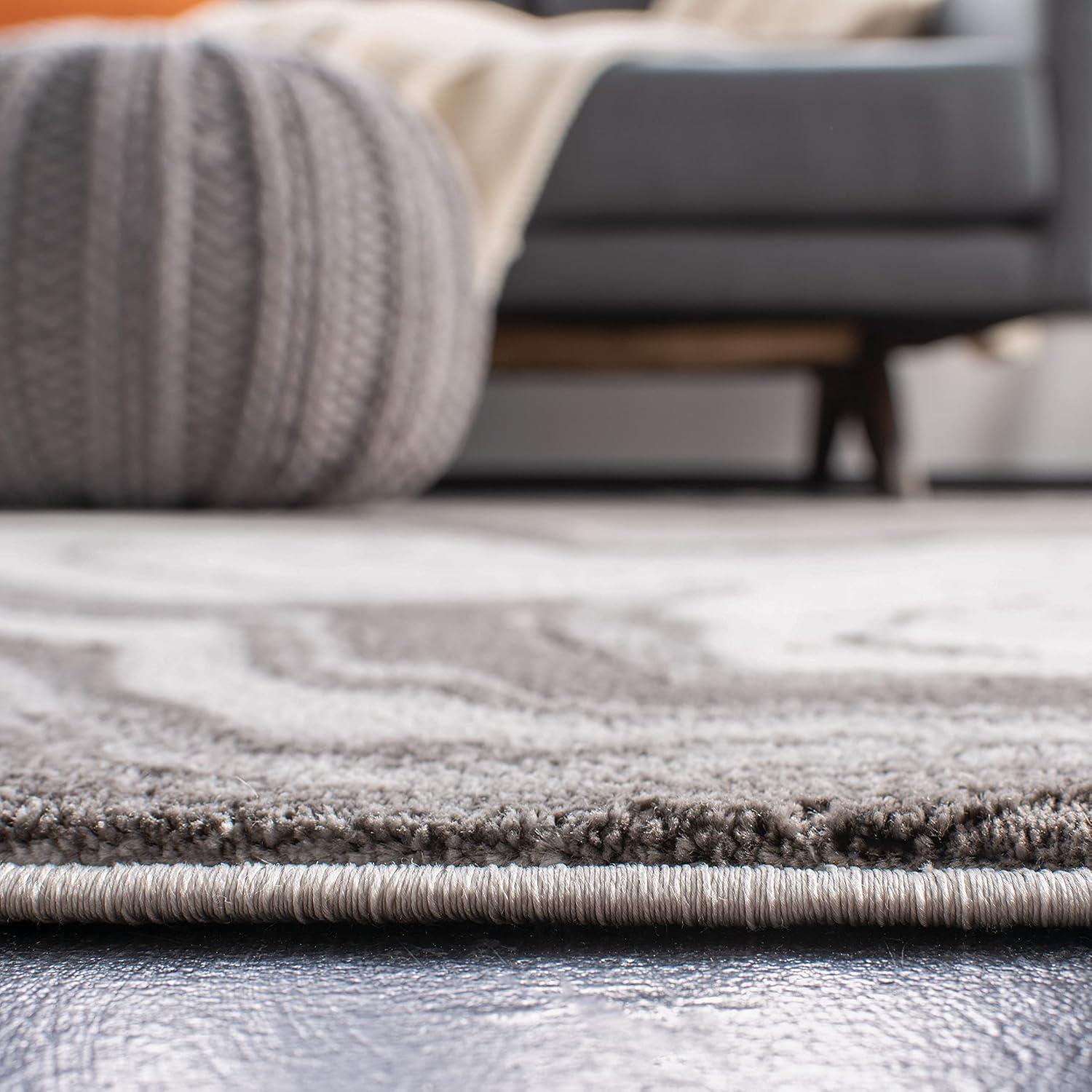 image:imageSAFAVIEH Craft Collection Area Rug 8 x 10 Grey amp Gold Modern Abstract Design NonShedding amp Easy Care Ideal for High Traffic Areas in Living Room Bedroom CFT819FGreySilver