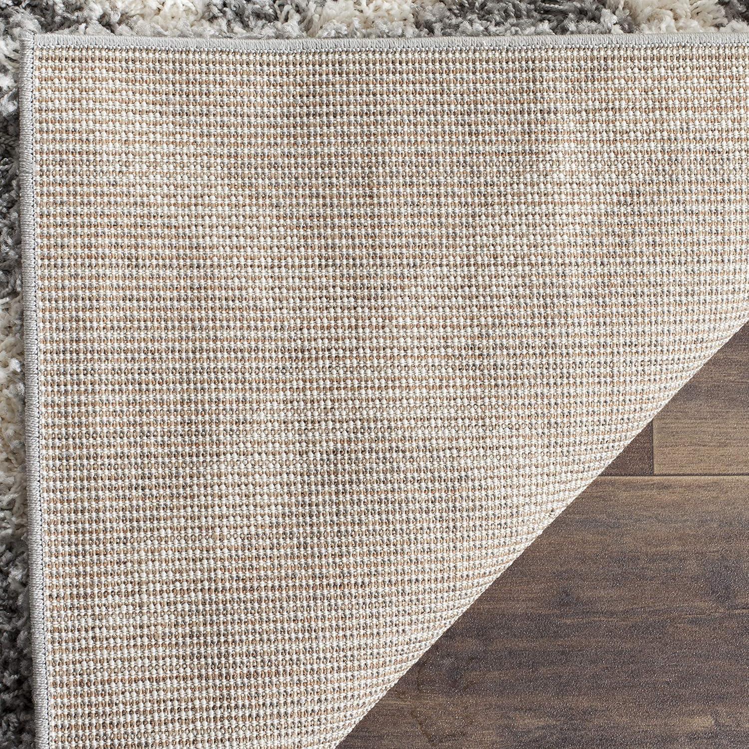 image:imageSAFAVIEH Dallas Shag Collection Area Rug 51 x 76 Seafoam amp Ivory Trellis Design NonShedding amp Easy Care 15inch Thick Ideal for High Traffic Areas in Living Room Bedroom SGD258CGreyIvory