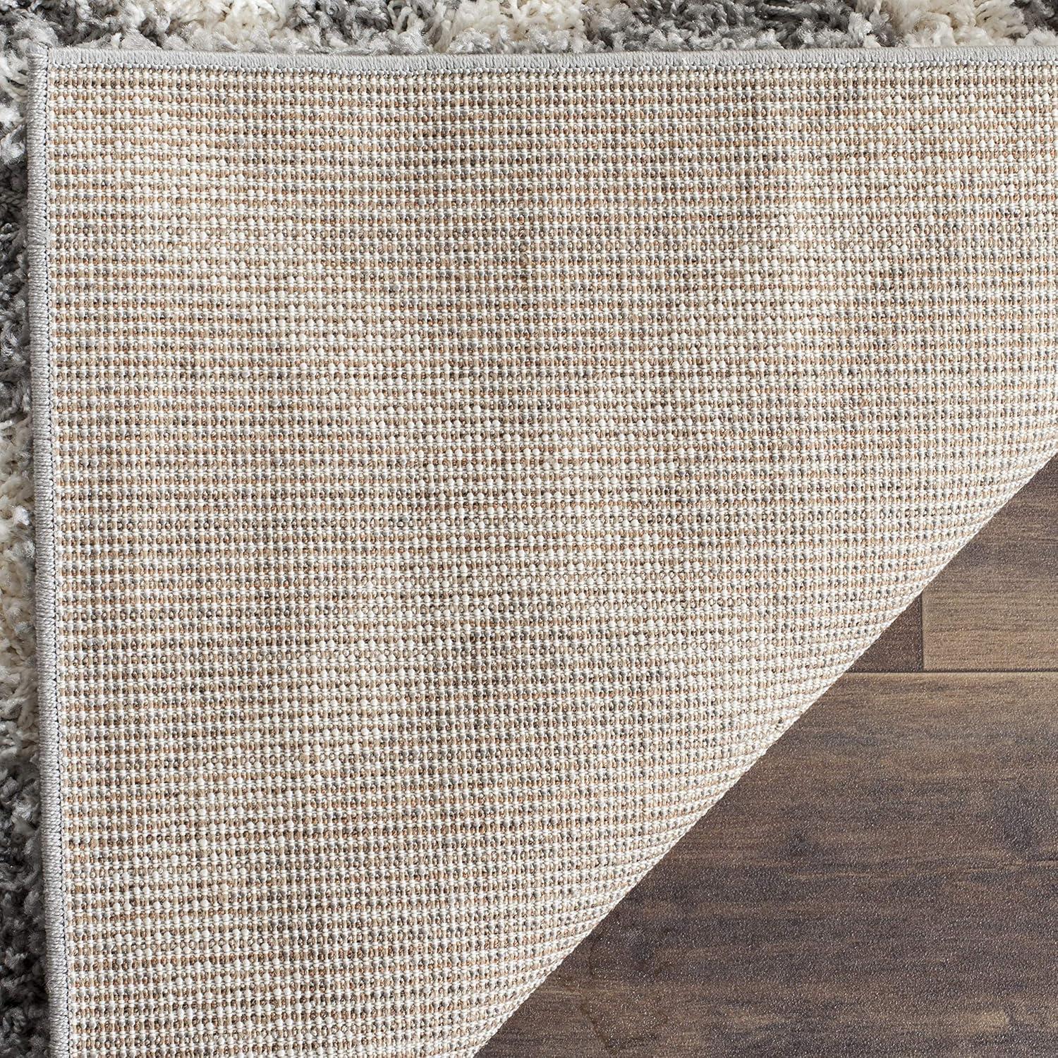 image:imageSAFAVIEH Dallas Shag Collection Area Rug 51 x 76 Seafoam amp Ivory Trellis Design NonShedding amp Easy Care 15inch Thick Ideal for High Traffic Areas in Living Room Bedroom SGD258CGreyIvory