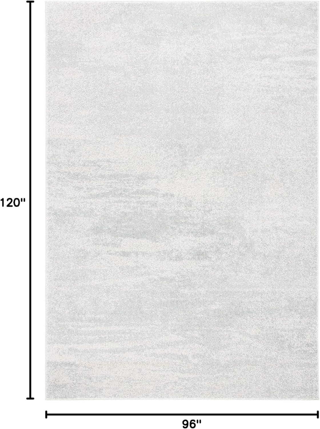 image:imageSAFAVIEH Evoke Collection 8 x 10 Ivory Dark Grey EVK272G Modern Abstract NonShedding Living Room Bedroom Dining Home Office Area RugIvorySage