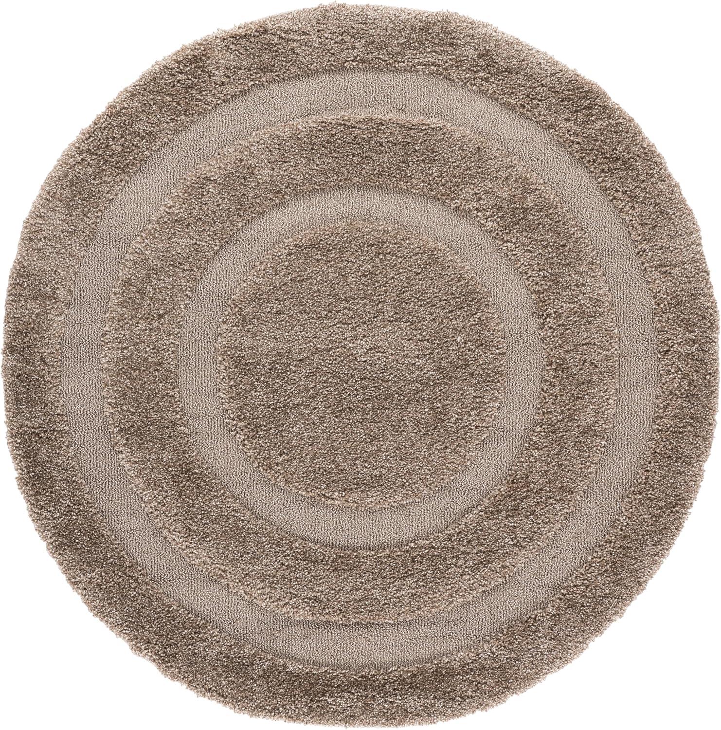 image:imageSAFAVIEH Florida Shag Collection Area Rug 53 x 76 Creme amp Creme Border Design NonShedding amp Easy Care 12inch Thick Ideal for High Traffic Areas in Living Room Bedroom SG4541111Beige