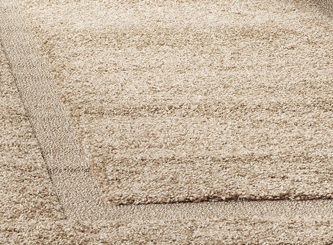 image:imageSAFAVIEH Florida Shag Collection Area Rug 53 x 76 Creme amp Creme Border Design NonShedding amp Easy Care 12inch Thick Ideal for High Traffic Areas in Living Room Bedroom SG4541111Beige