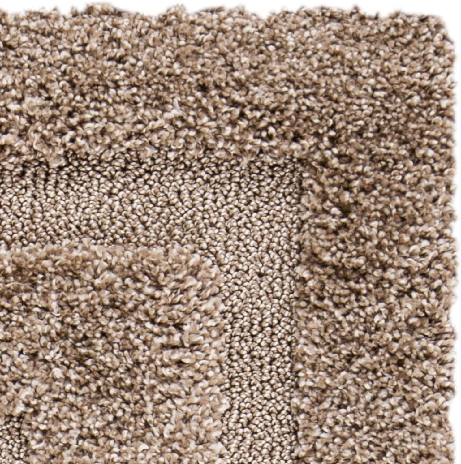 image:imageSAFAVIEH Florida Shag Collection Area Rug 53 x 76 Creme amp Creme Border Design NonShedding amp Easy Care 12inch Thick Ideal for High Traffic Areas in Living Room Bedroom SG4541111Beige