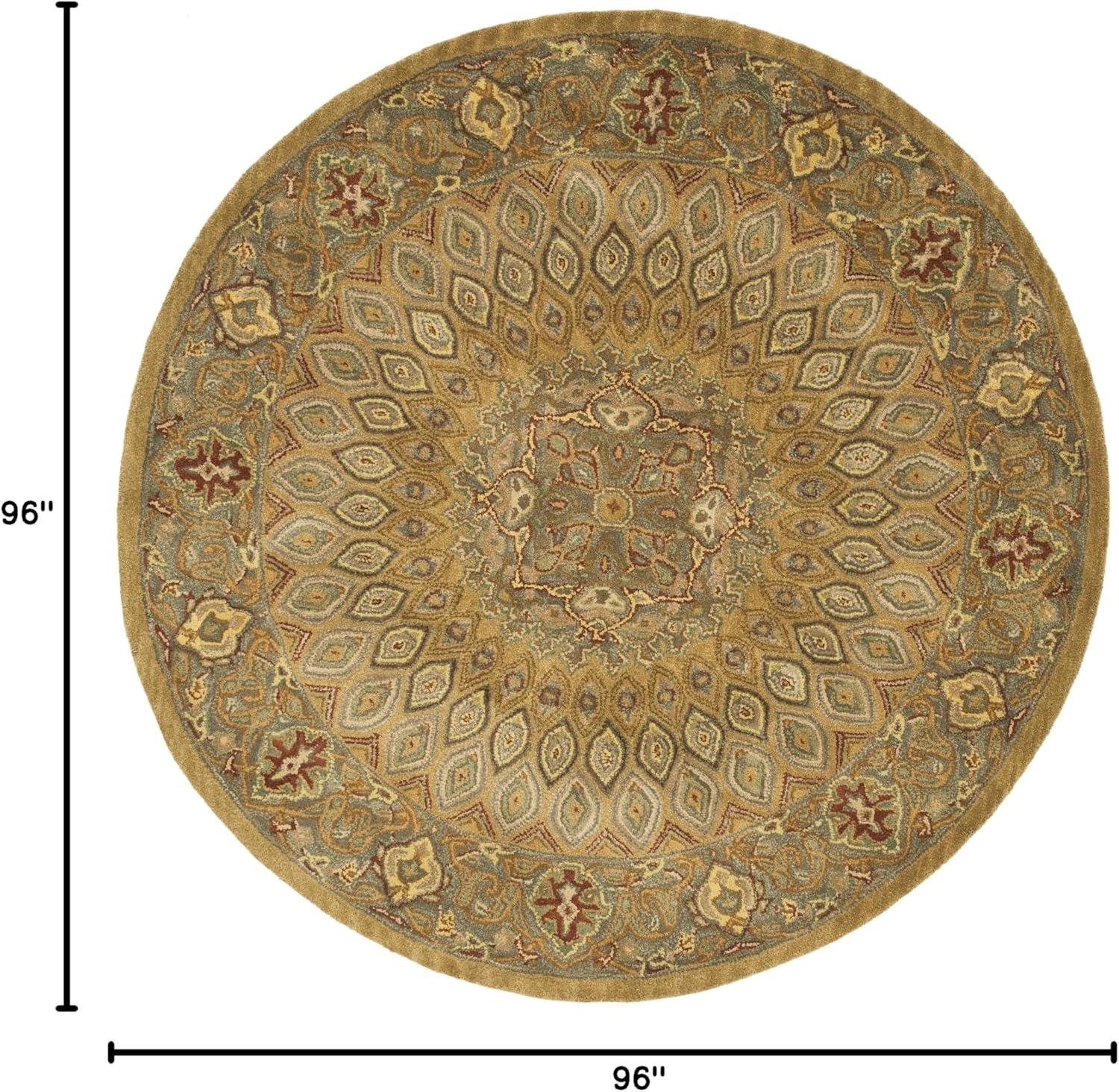 image:imageSAFAVIEH Heritage Collection Area Rug 5 x 8 Light Brown amp Grey Handmade Traditional Oriental Wool Ideal for High Traffic Areas in Living Room Bedroom HG914ALight BrownGrey