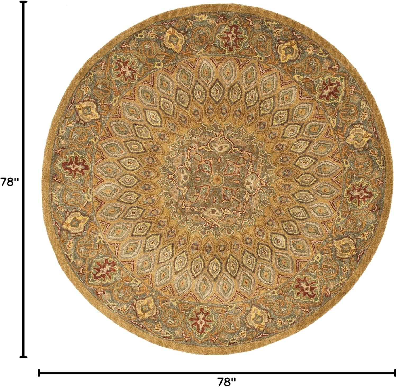 image:imageSAFAVIEH Heritage Collection Area Rug 5 x 8 Light Brown amp Grey Handmade Traditional Oriental Wool Ideal for High Traffic Areas in Living Room Bedroom HG914ALight BrownGrey