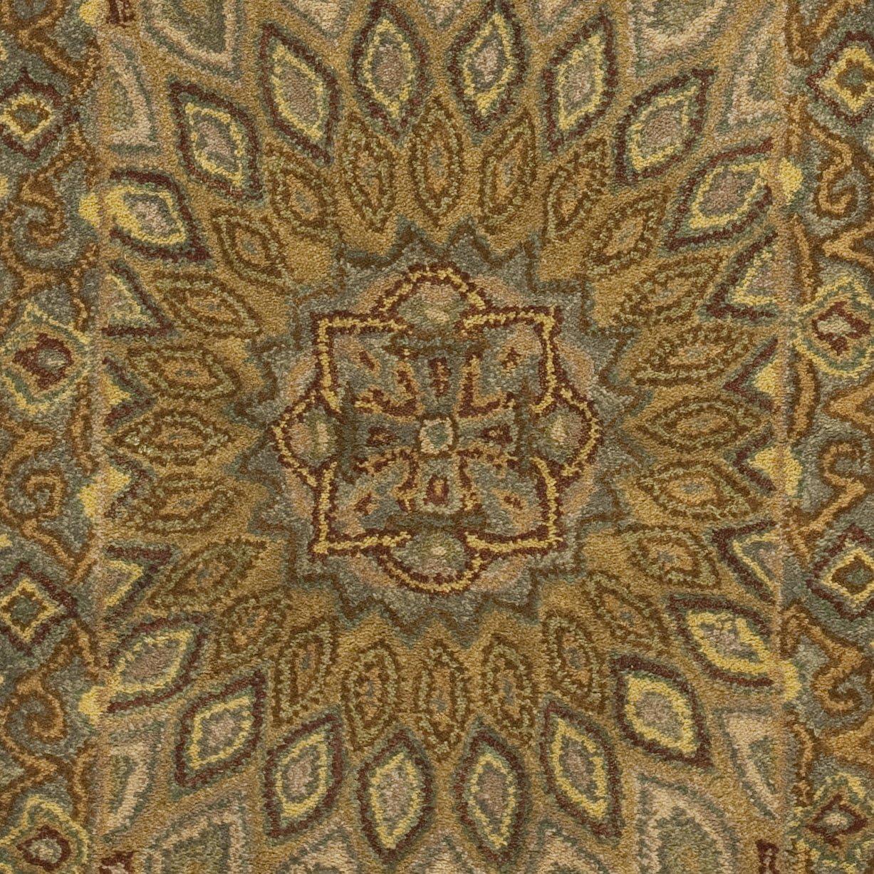 image:imageSAFAVIEH Heritage Collection Area Rug 5 x 8 Light Brown amp Grey Handmade Traditional Oriental Wool Ideal for High Traffic Areas in Living Room Bedroom HG914ALight BrownGrey