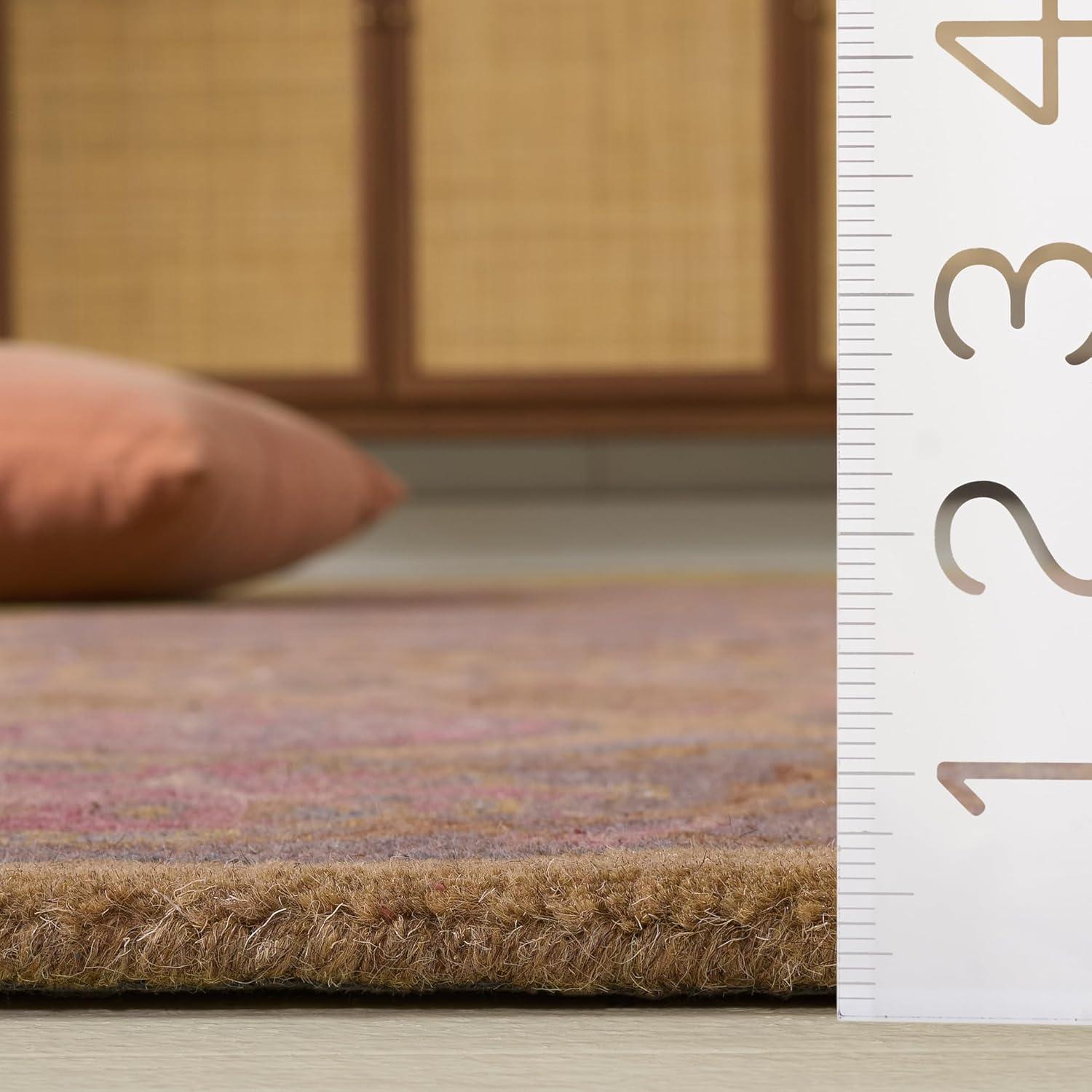 image:imageSAFAVIEH Heritage Collection Area Rug 5 x 8 Light Brown amp Grey Handmade Traditional Oriental Wool Ideal for High Traffic Areas in Living Room Bedroom HG914ALight BrownGrey