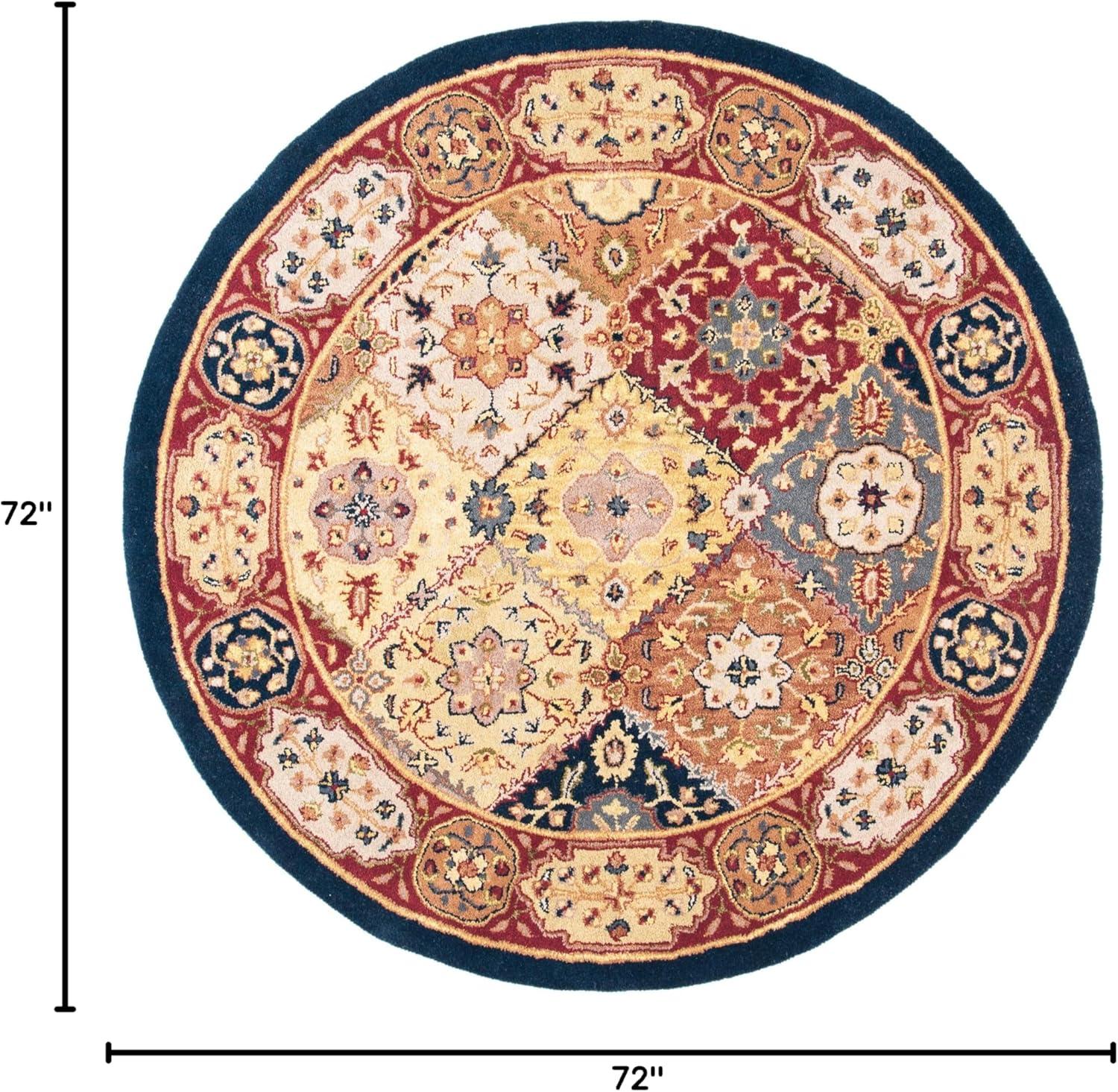 image:imageSAFAVIEH Heritage Collection Area Rug 83 x 11 Multi Handmade Traditional Oriental Wool Ideal for High Traffic Areas in Living Room Bedroom HG512AMultiRed