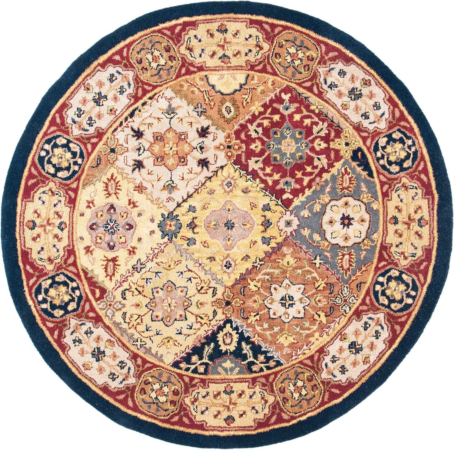 image:imageSAFAVIEH Heritage Collection Area Rug 83 x 11 Multi Handmade Traditional Oriental Wool Ideal for High Traffic Areas in Living Room Bedroom HG512AMultiRed