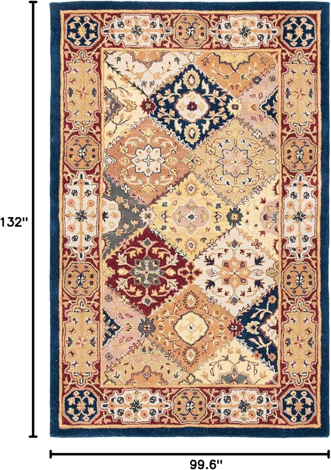 image:imageSAFAVIEH Heritage Collection Area Rug 83 x 11 Multi Handmade Traditional Oriental Wool Ideal for High Traffic Areas in Living Room Bedroom HG512AMultiRed