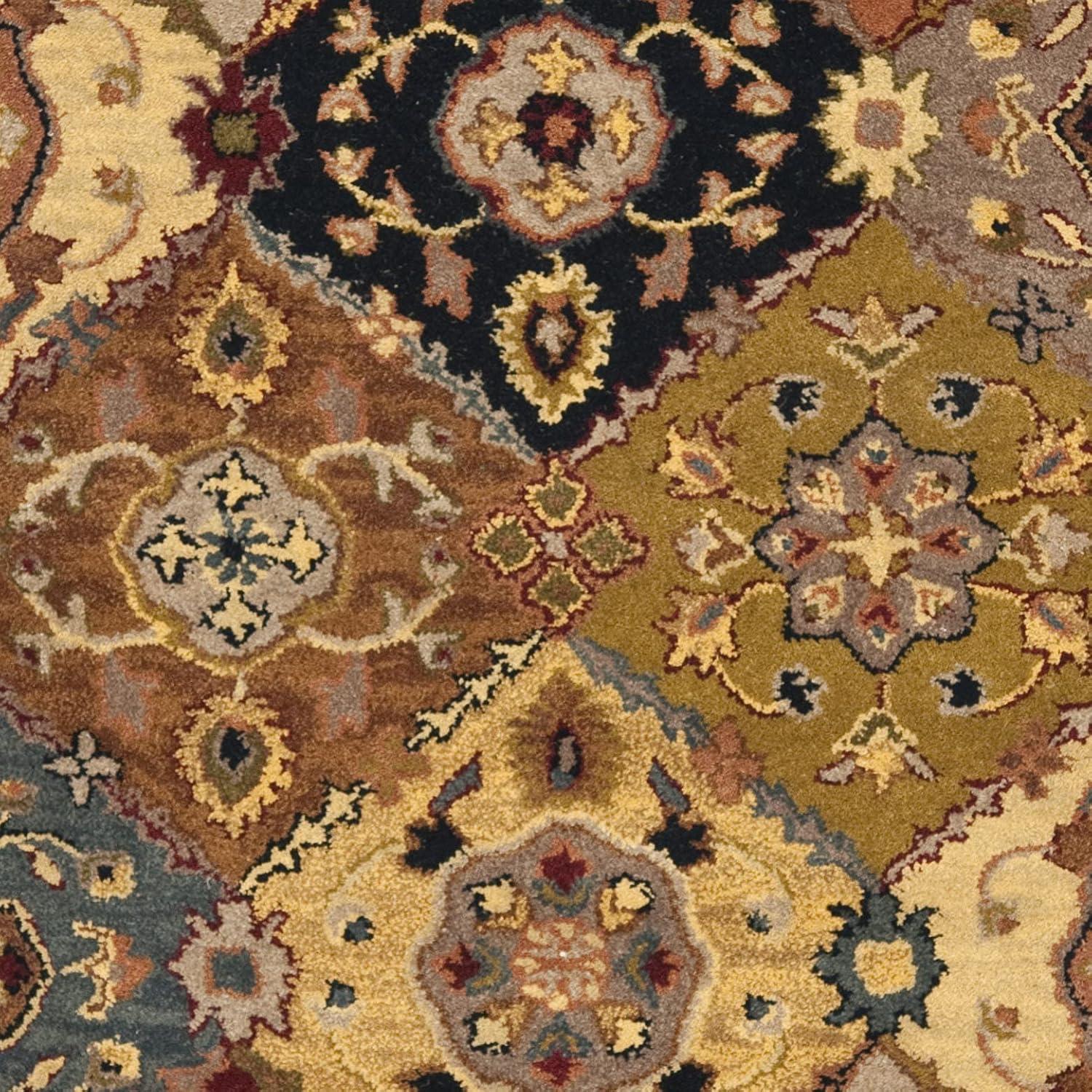 image:imageSAFAVIEH Heritage Collection Area Rug 83 x 11 Multi Handmade Traditional Oriental Wool Ideal for High Traffic Areas in Living Room Bedroom HG512AMultiRed