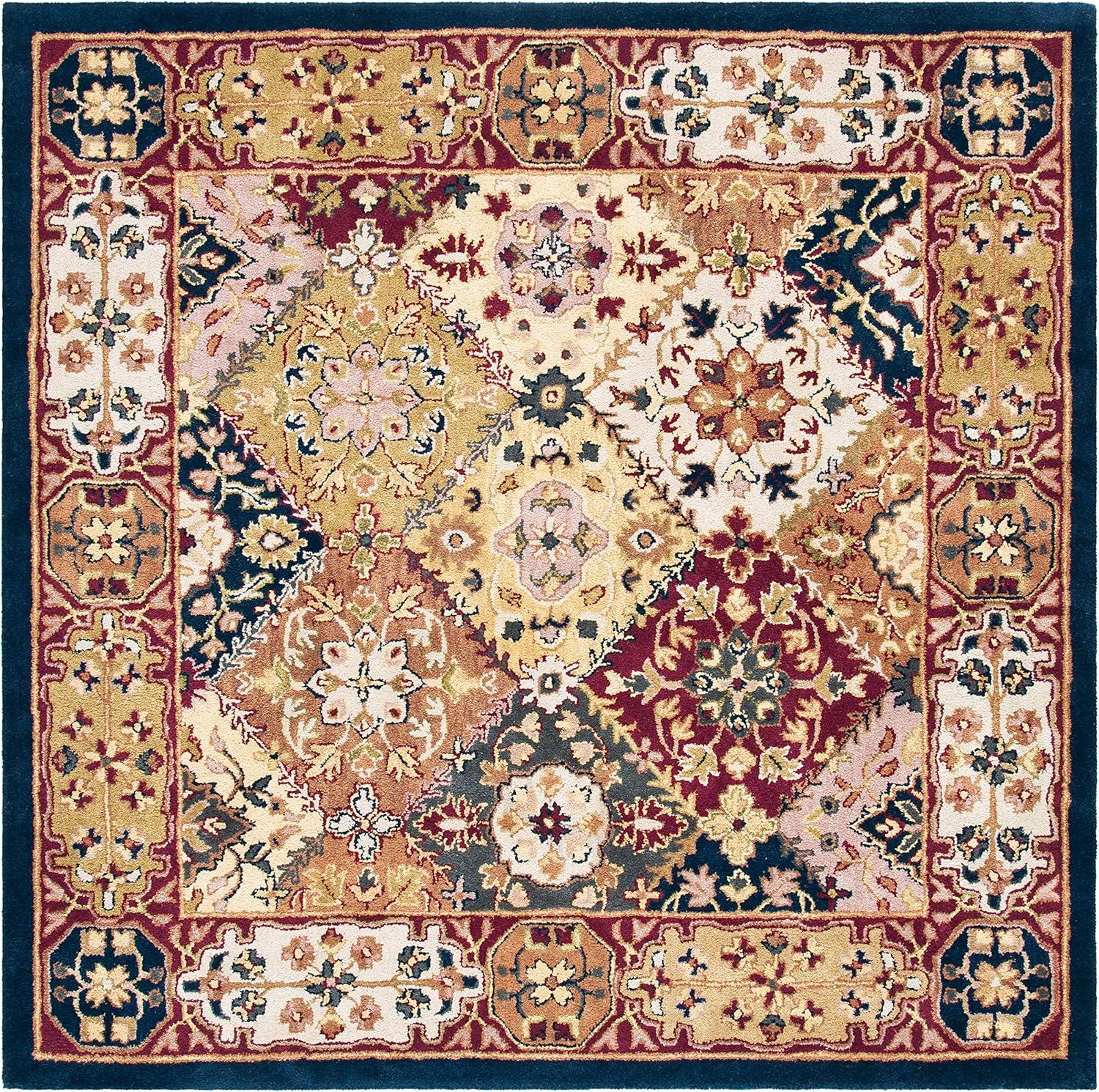 image:imageSAFAVIEH Heritage Collection Area Rug 83 x 11 Multi Handmade Traditional Oriental Wool Ideal for High Traffic Areas in Living Room Bedroom HG512AMultiRed