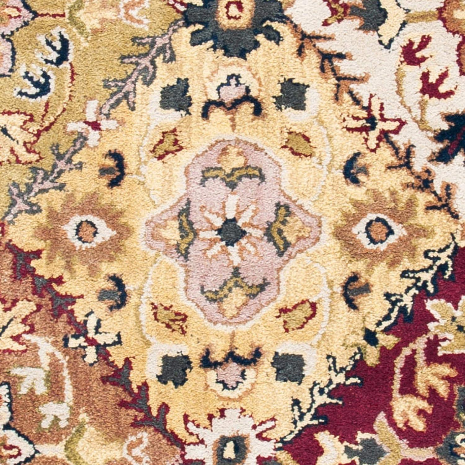 image:imageSAFAVIEH Heritage Collection Area Rug 83 x 11 Multi Handmade Traditional Oriental Wool Ideal for High Traffic Areas in Living Room Bedroom HG512AMultiRed