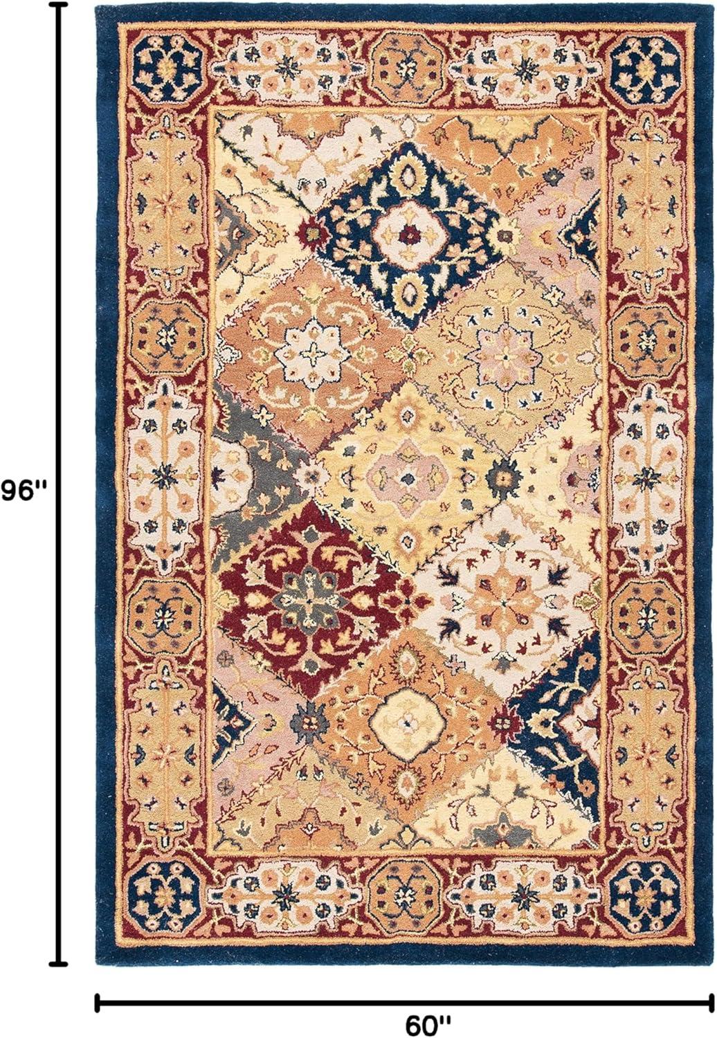 image:imageSAFAVIEH Heritage Collection Area Rug 83 x 11 Multi Handmade Traditional Oriental Wool Ideal for High Traffic Areas in Living Room Bedroom HG512AMultiRed