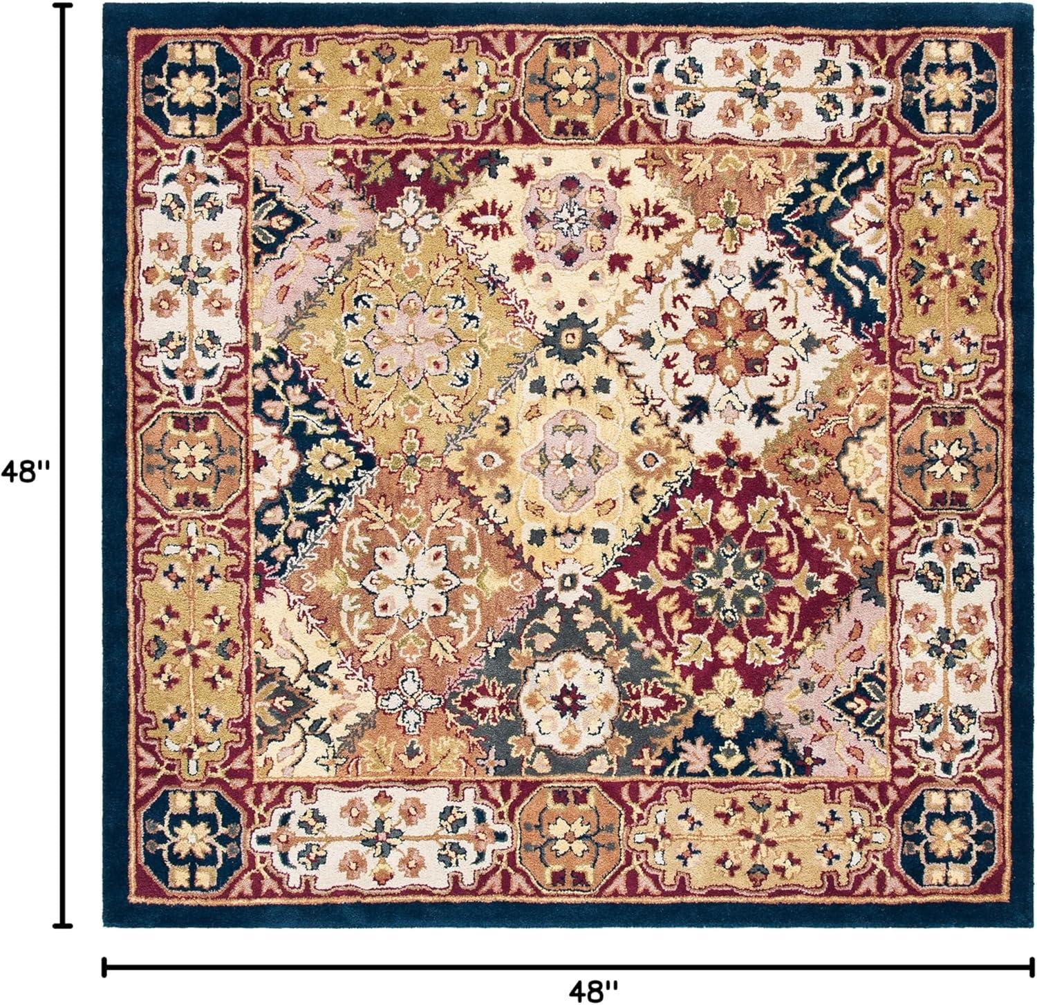 image:imageSAFAVIEH Heritage Collection Area Rug 83 x 11 Multi Handmade Traditional Oriental Wool Ideal for High Traffic Areas in Living Room Bedroom HG512AMultiRed