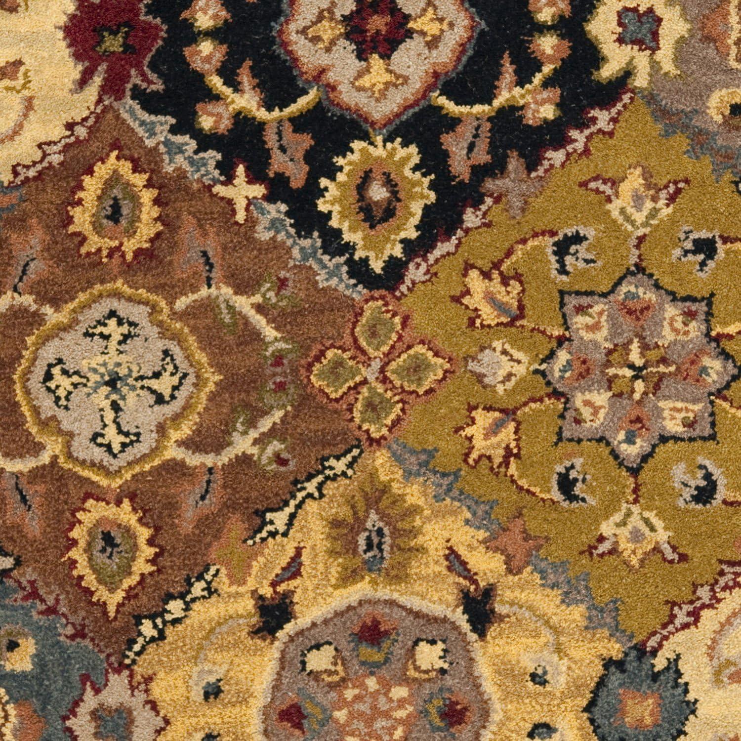 image:imageSAFAVIEH Heritage Collection Area Rug 83 x 11 Multi Handmade Traditional Oriental Wool Ideal for High Traffic Areas in Living Room Bedroom HG512AMultiRed