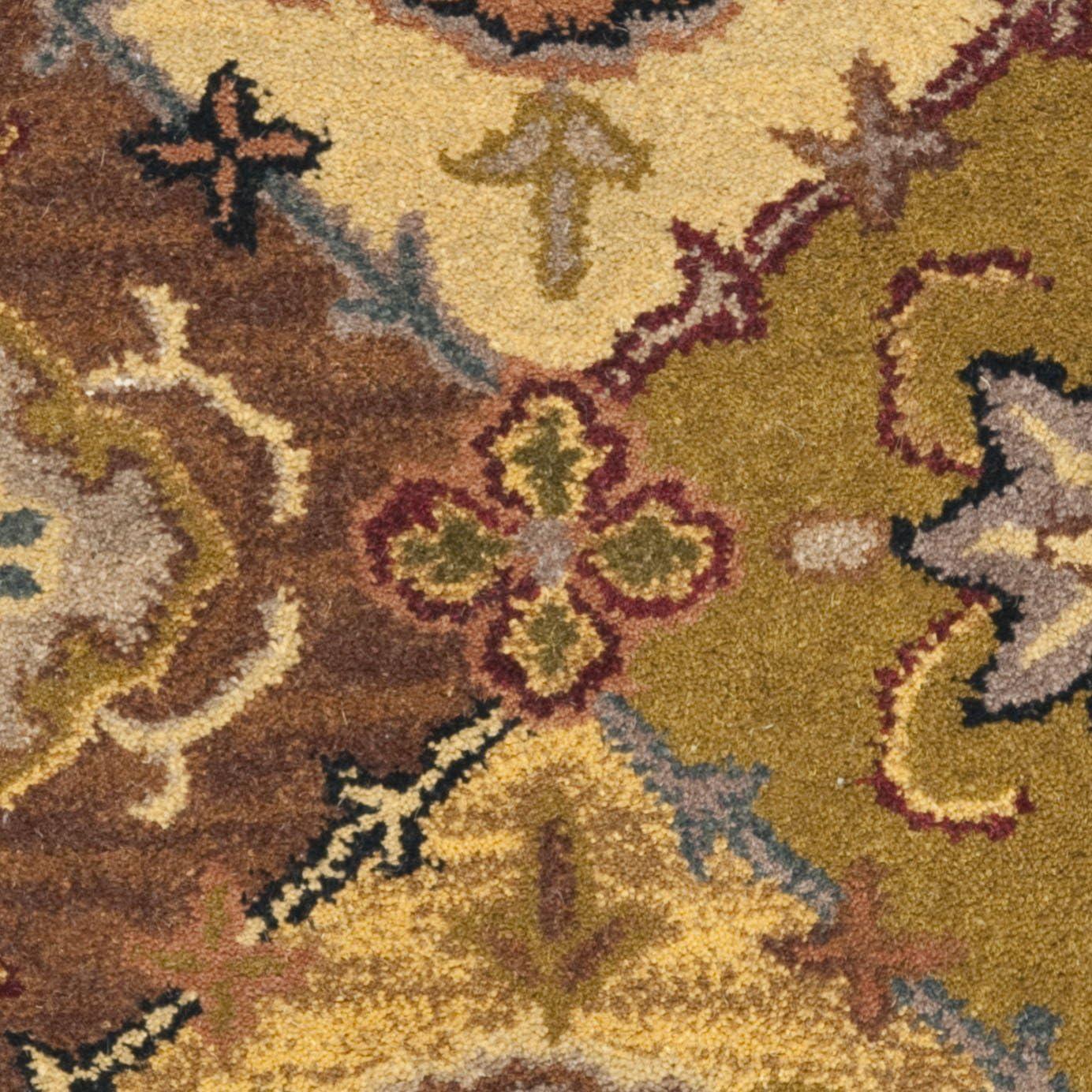image:imageSAFAVIEH Heritage Collection Area Rug 83 x 11 Multi Handmade Traditional Oriental Wool Ideal for High Traffic Areas in Living Room Bedroom HG512AMultiRed