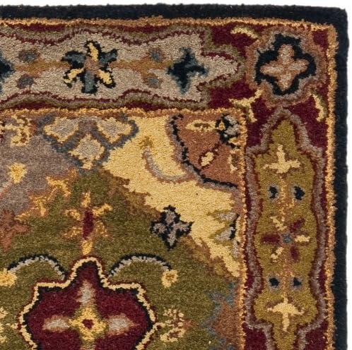 image:imageSAFAVIEH Heritage Collection Area Rug 83 x 11 Multi Handmade Traditional Oriental Wool Ideal for High Traffic Areas in Living Room Bedroom HG512AMultiRed