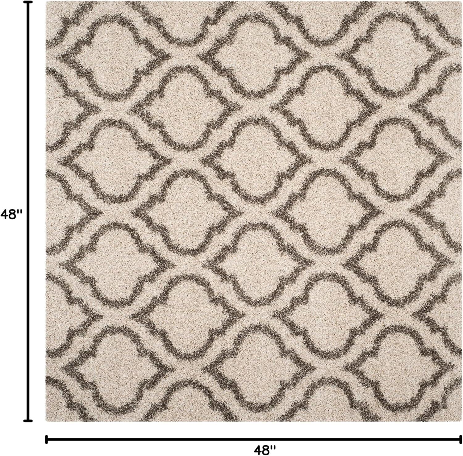 image:imageSAFAVIEH Hudson Shag Collection Area Rug 6 x 9 Grey amp Ivory Moroccan Design NonShedding amp Easy Care 2inch Thick Ideal for High Traffic Areas in Living Room Bedroom SGH284BIvoryGrey