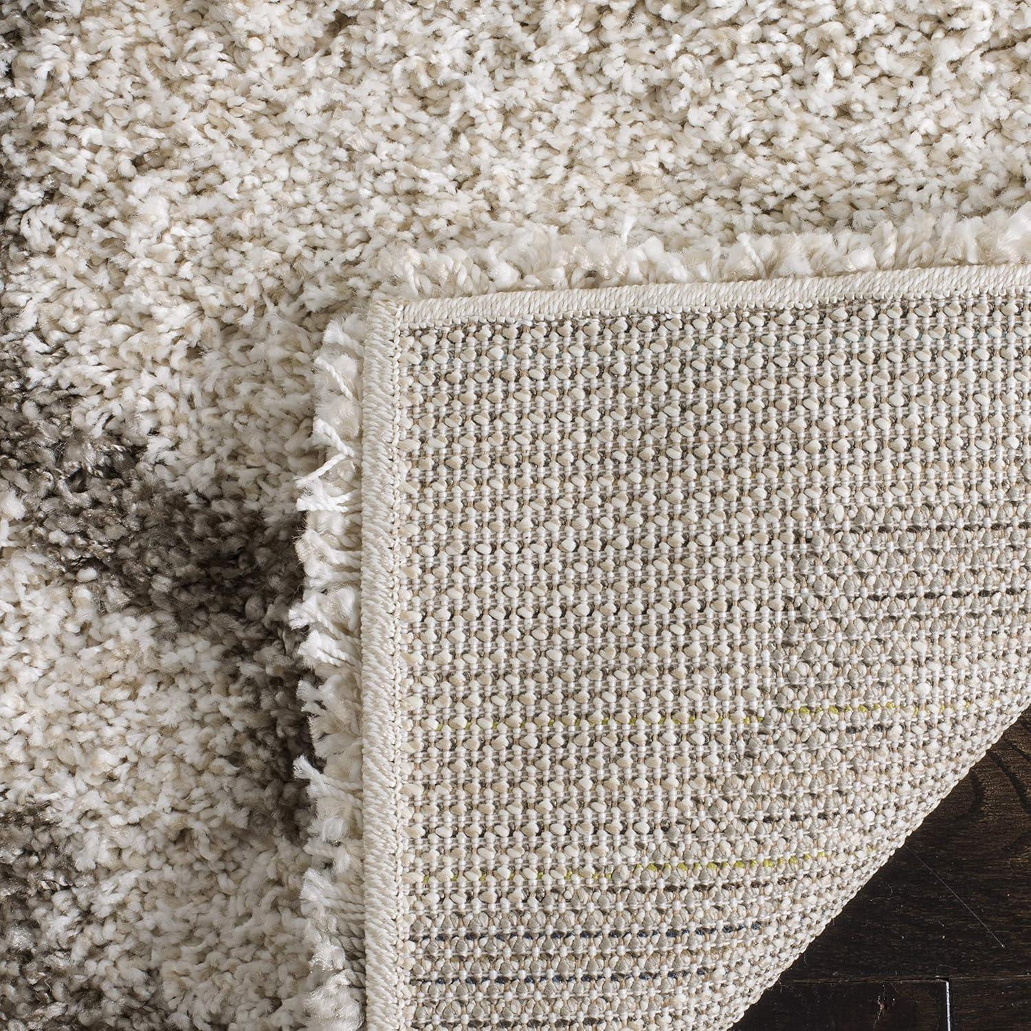 image:imageSAFAVIEH Hudson Shag Collection Area Rug 6 x 9 Grey amp Ivory Moroccan Design NonShedding amp Easy Care 2inch Thick Ideal for High Traffic Areas in Living Room Bedroom SGH284BIvoryGrey