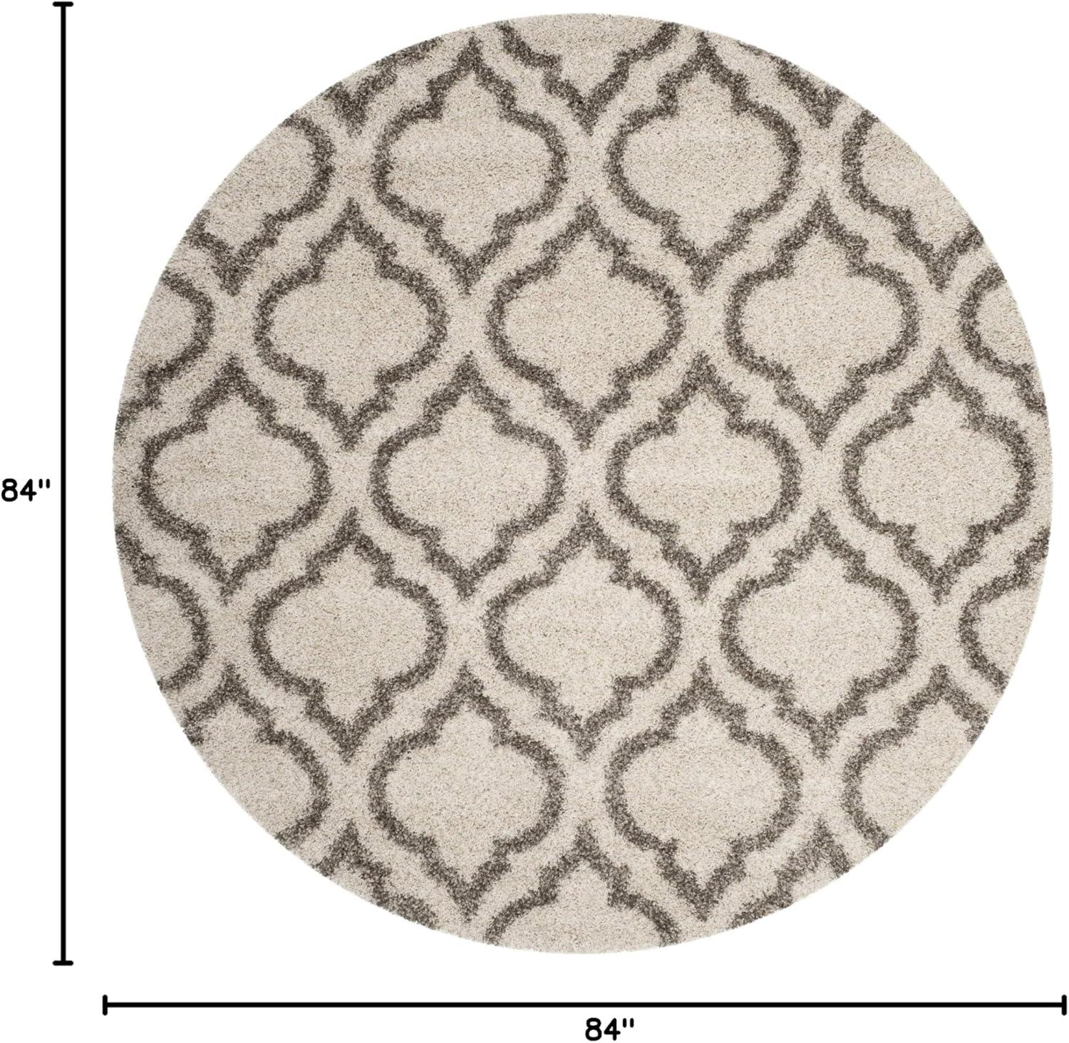 image:imageSAFAVIEH Hudson Shag Collection Area Rug 6 x 9 Grey amp Ivory Moroccan Design NonShedding amp Easy Care 2inch Thick Ideal for High Traffic Areas in Living Room Bedroom SGH284BIvoryGrey