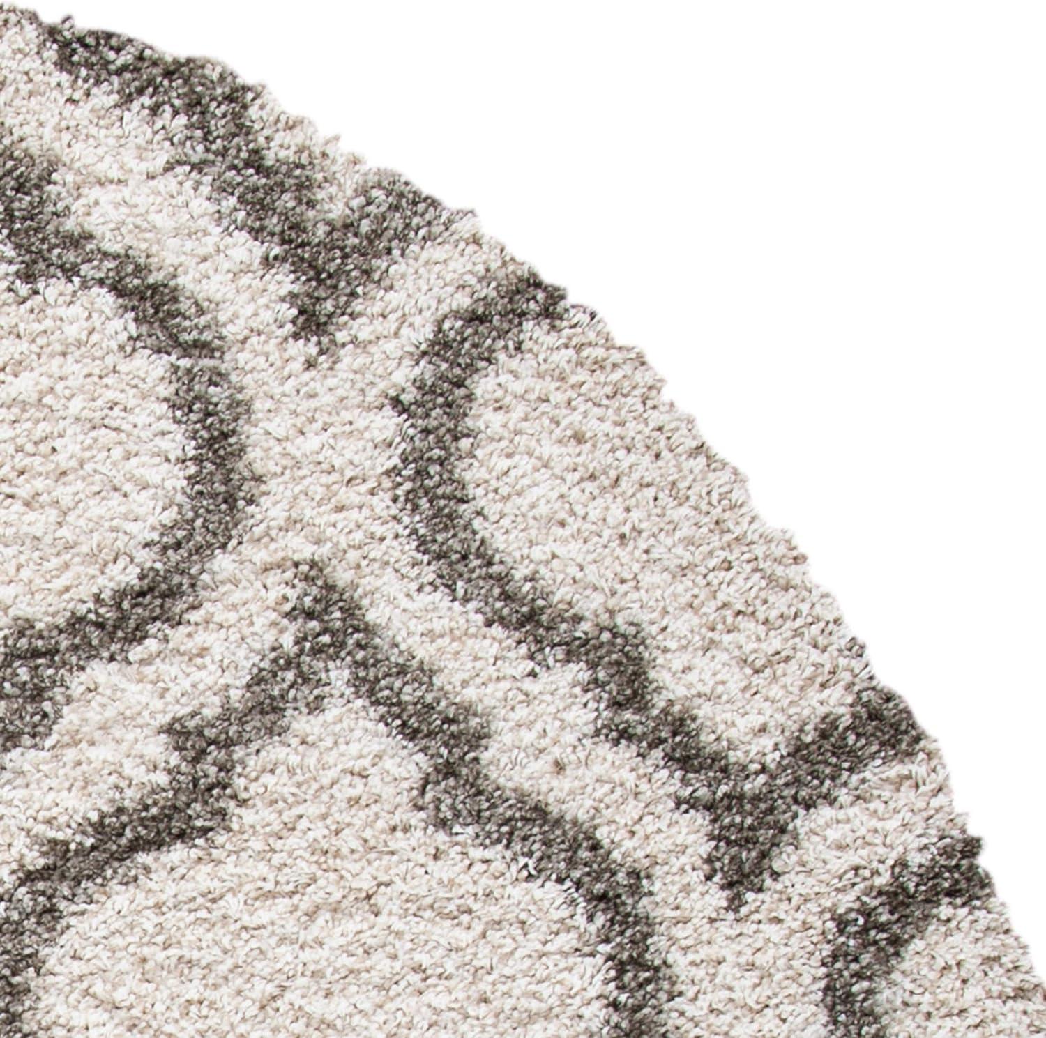 image:imageSAFAVIEH Hudson Shag Collection Area Rug 6 x 9 Grey amp Ivory Moroccan Design NonShedding amp Easy Care 2inch Thick Ideal for High Traffic Areas in Living Room Bedroom SGH284BIvoryGrey