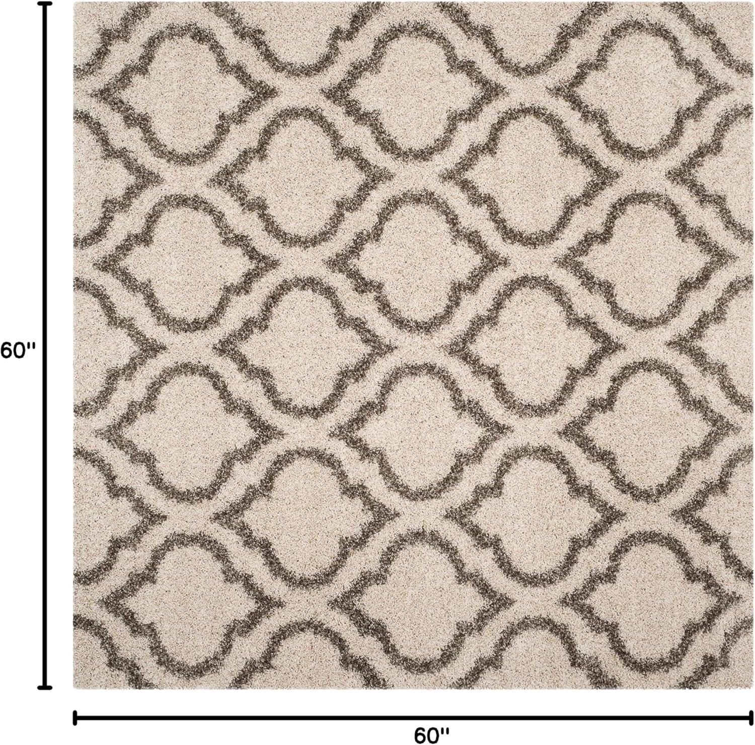 image:imageSAFAVIEH Hudson Shag Collection Area Rug 6 x 9 Grey amp Ivory Moroccan Design NonShedding amp Easy Care 2inch Thick Ideal for High Traffic Areas in Living Room Bedroom SGH284BIvoryGrey
