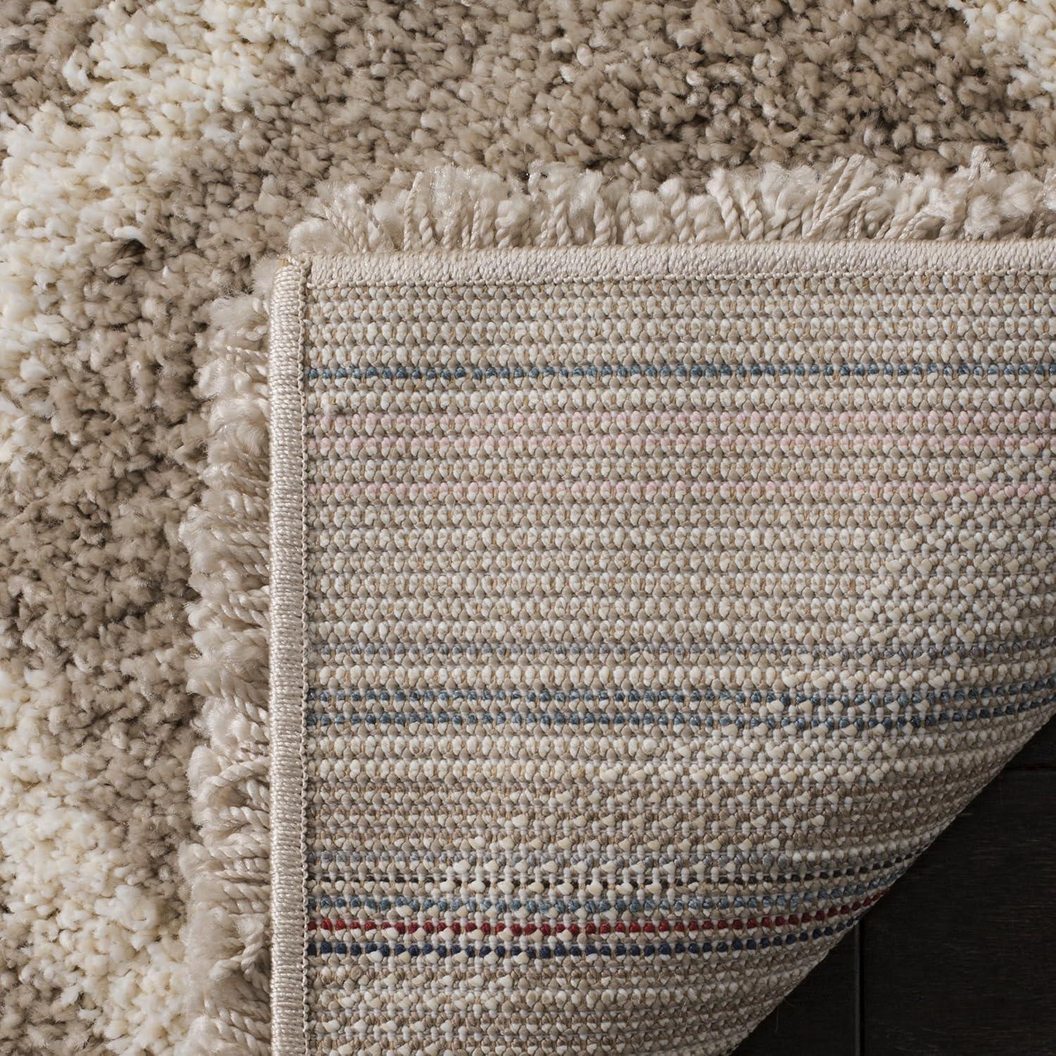 image:imageSAFAVIEH Hudson Shag Collection Area Rug 8 x 10 Slate Blue amp Ivory Moroccan Trellis Design NonShedding amp Easy Care 2inch Thick Ideal for High Traffic Areas in Living Room Bedroom SGH283LBeige Ivory